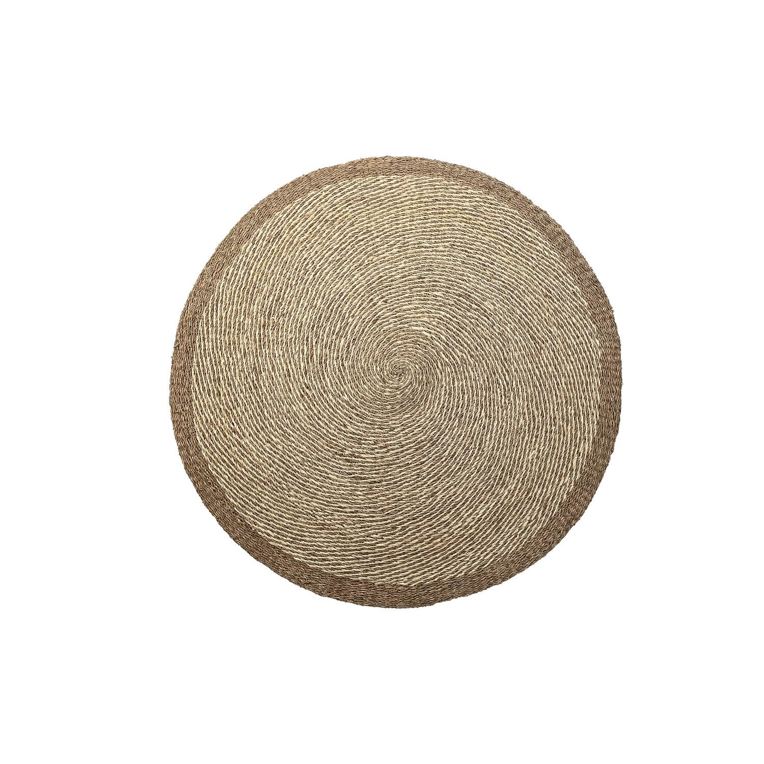 ALFOMBRA SEAGRASS FIBRA MAIZ 150X1X150 BEIGE