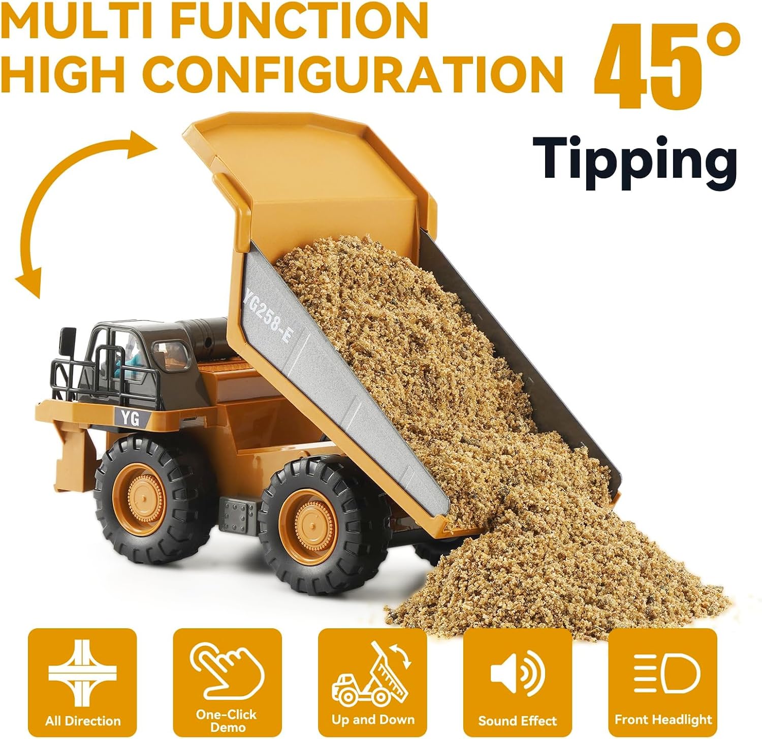 Camion Ribaltabile Telecomandato RC 9 Canali - immagine 2