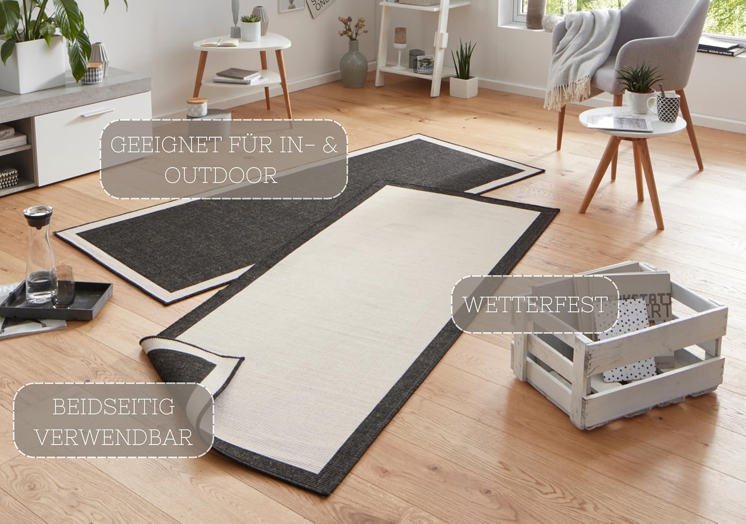 NORTHRUGS Tappeto Panama Interni/Esterni 80x350cm - immagine 3