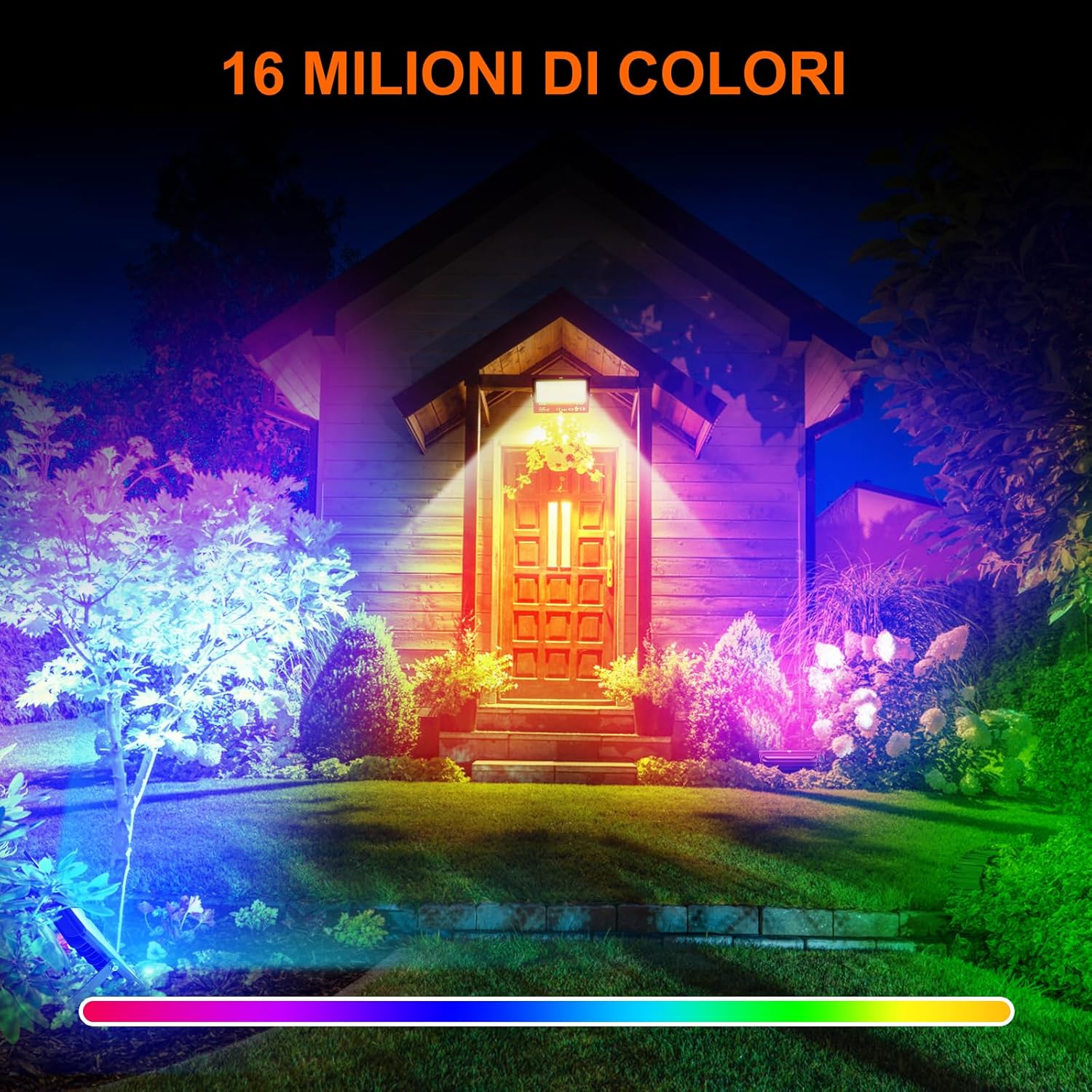 DUSKTEC Faretto LED Esterno RGBW 30W Smart Bluetooth - immagine 2