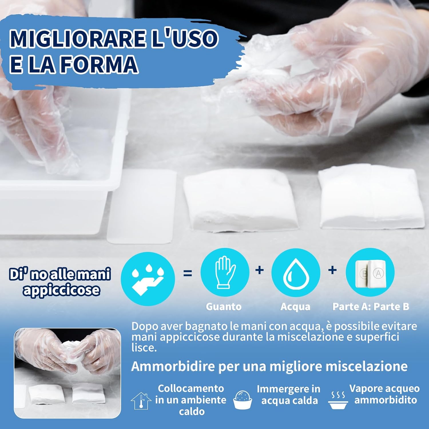 Endhokn Stucco Epossidico Bianco 300g - immagine 6