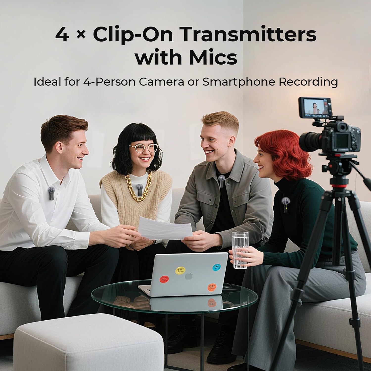 Fulaim X6 Pro Microfono Lavalier Wireless per iPhone - immagine 2