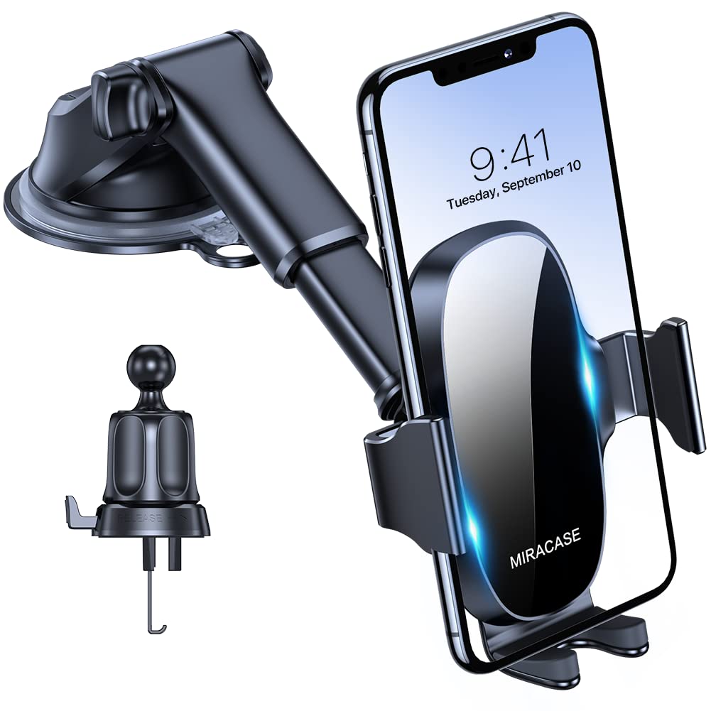 Miracase 4 in 1 Supporto Telefono Auto Universale a Braccio Lungo