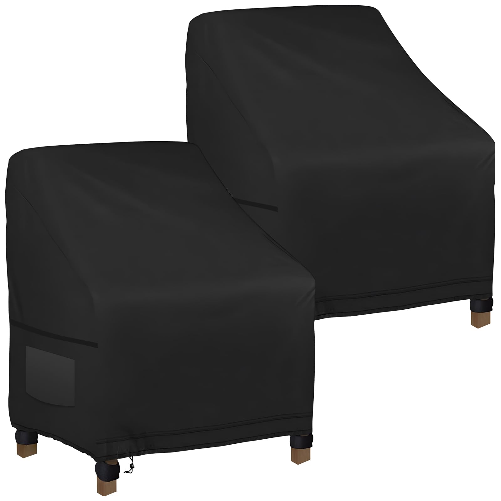 Copertura Sedie Esterno 2 Pezzi 600D Poliestere