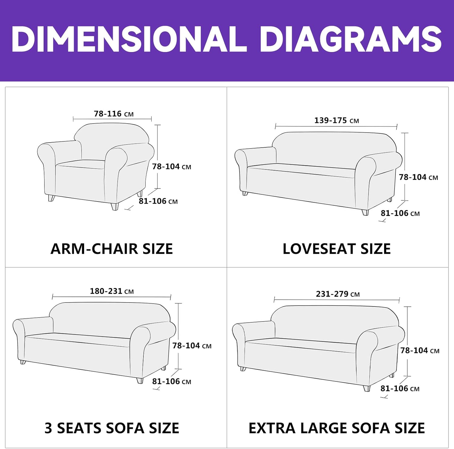 Ystyle Copridivano 3 Posti Elasticizzato, Kaki - immagine 4