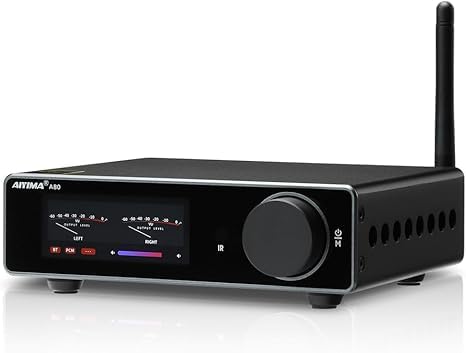 Aiyima A80 - Amplificatore di Potenza DAC TPA3255D2 300Wx2