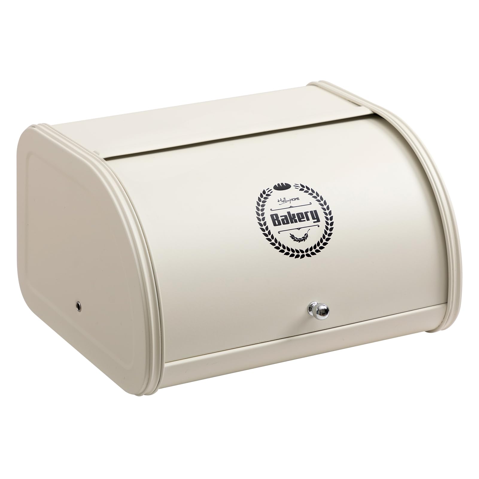 Hollyhome Portapane in Acciaio Inossidabile, Crema