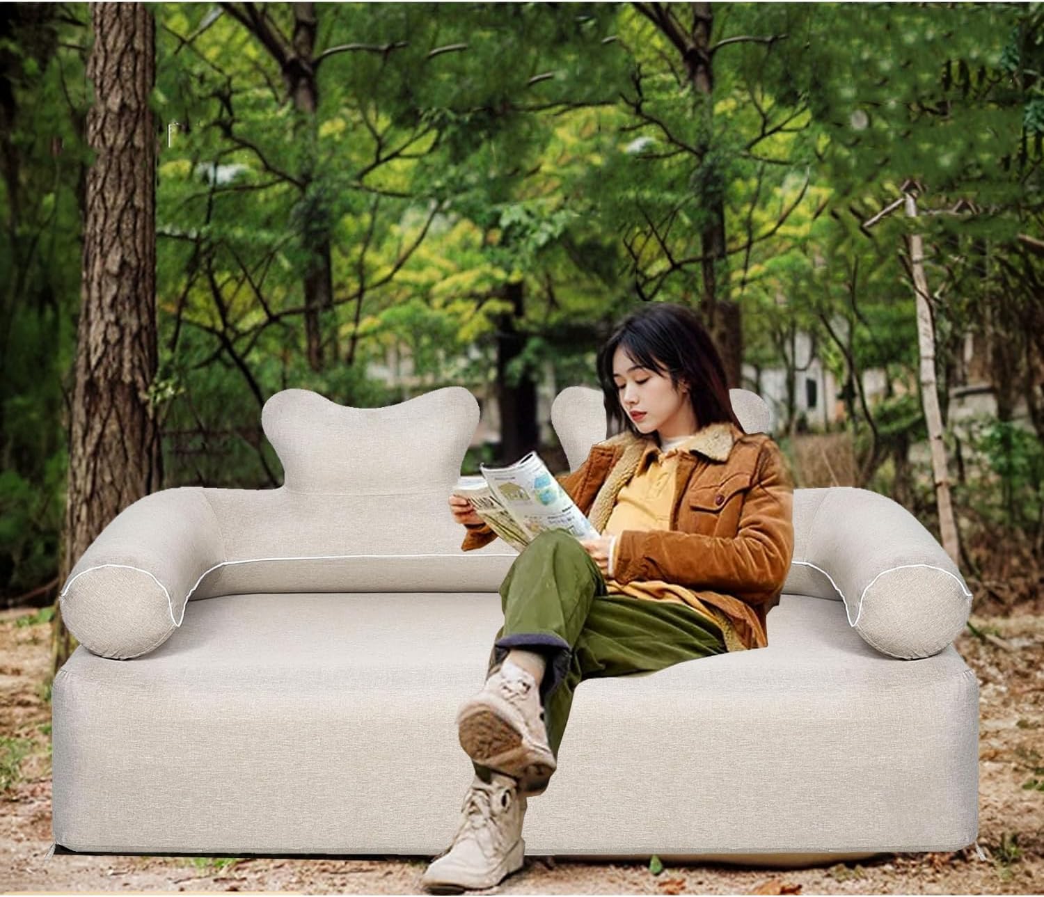 Divano Gonfiabile ad Aria 2 Posti con Pompa - immagine 2