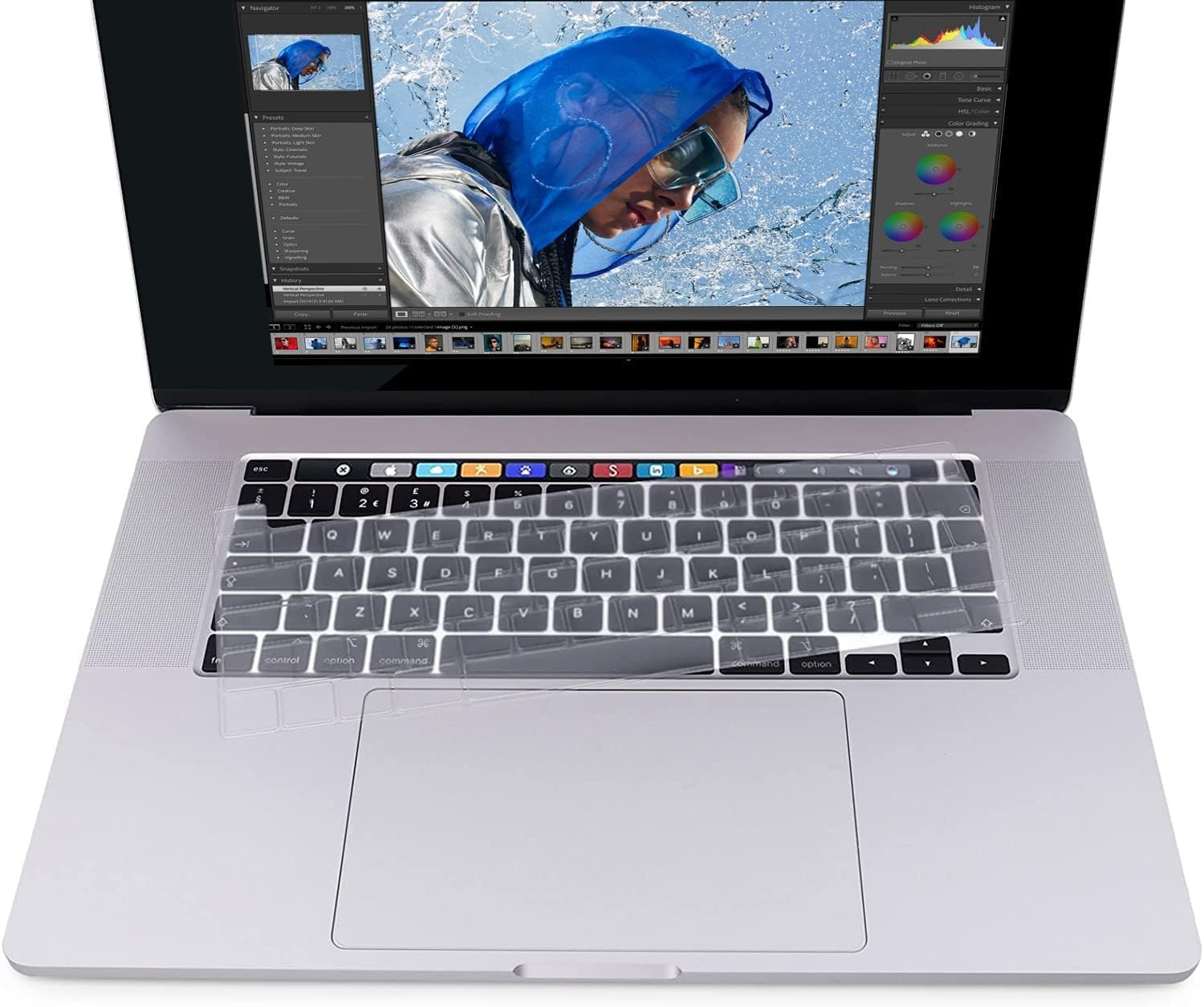 Cover Tastiera Trasparente per MacBook Pro 13"/16"