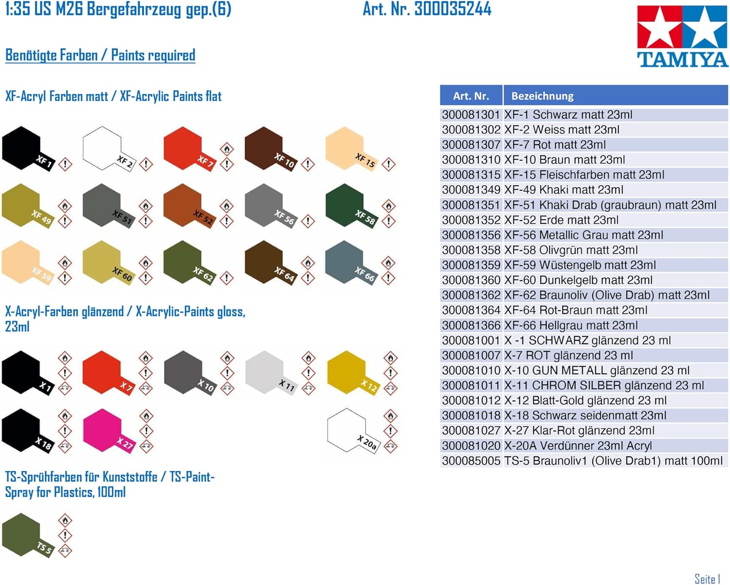 Tamiya 1:35 Modello M26 Armored Tank Recovery - immagine 2