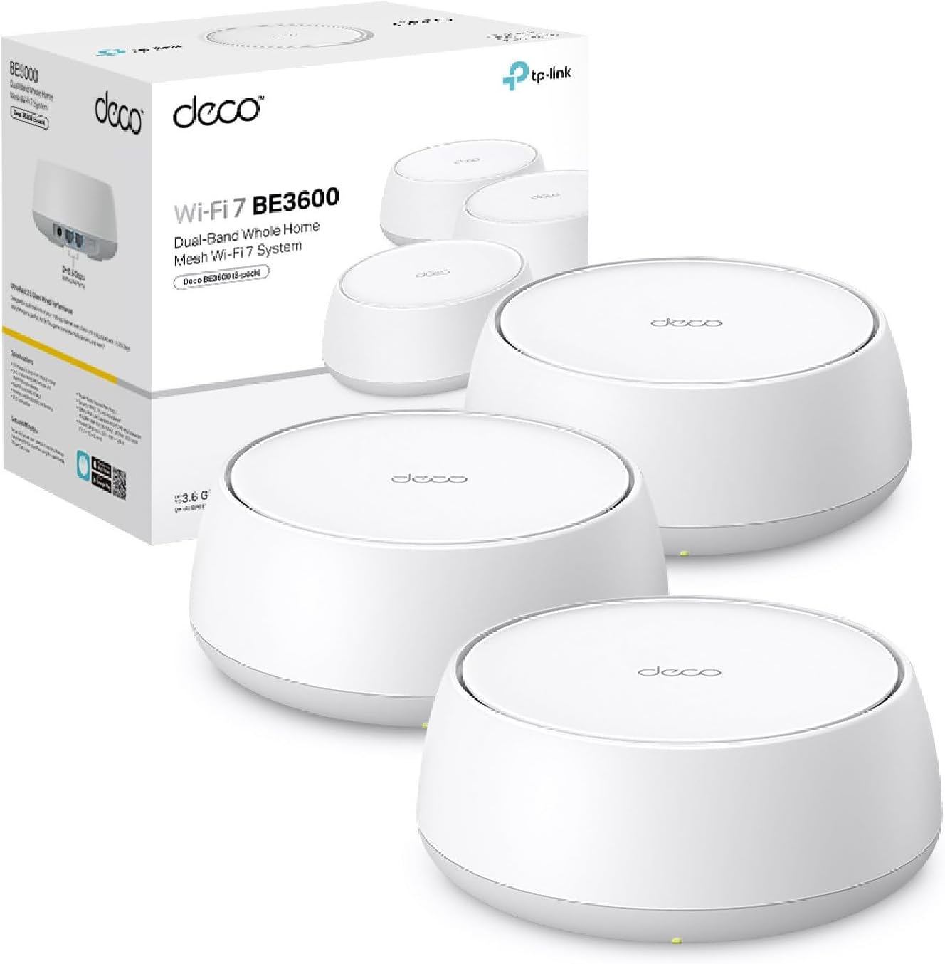 Tp-link WiFi 7 Deco BE3600 Mesh WiFi 3pz - immagine 1