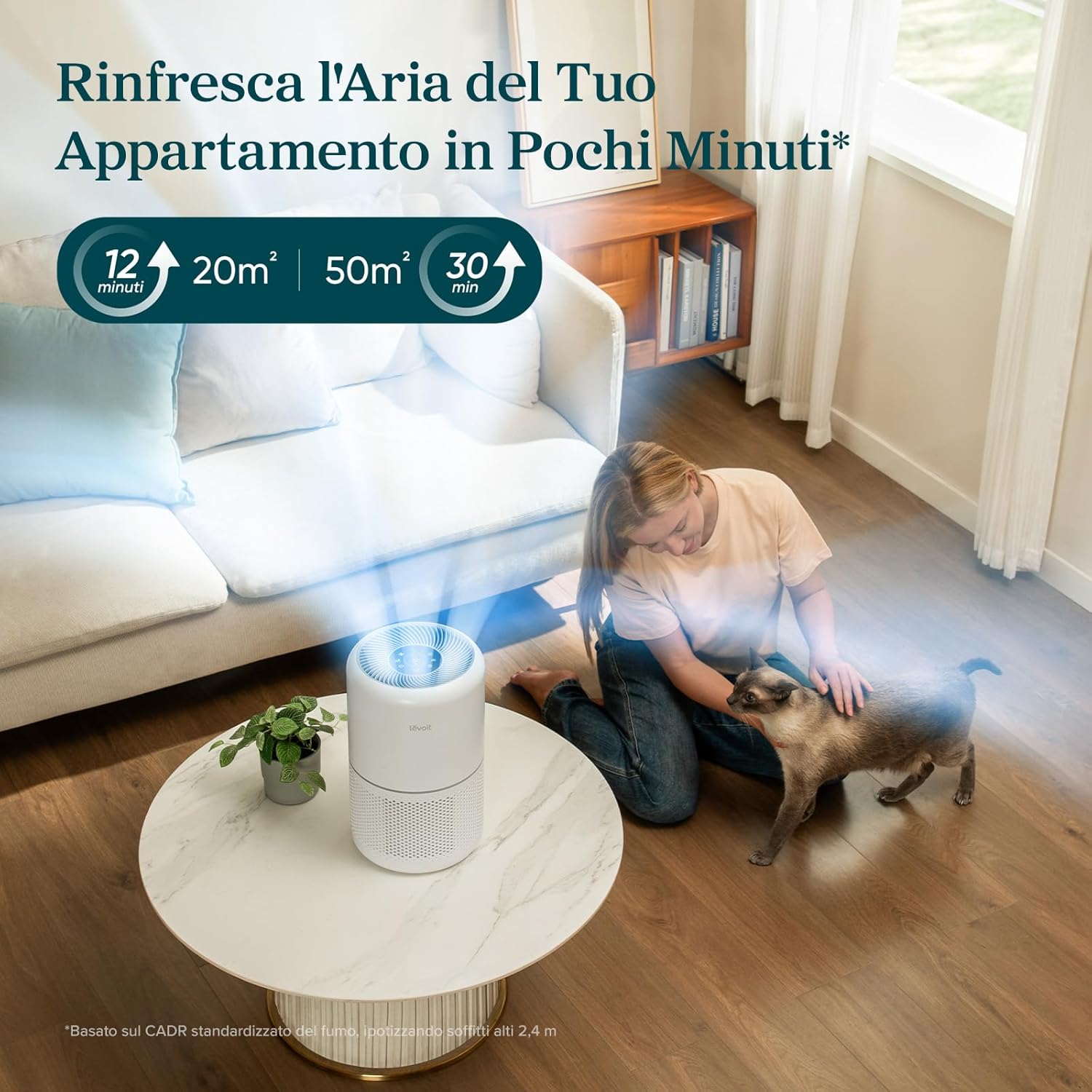Levoit Purificatore d'Aria HEPA per Allergie e PM2.5 - immagine 7