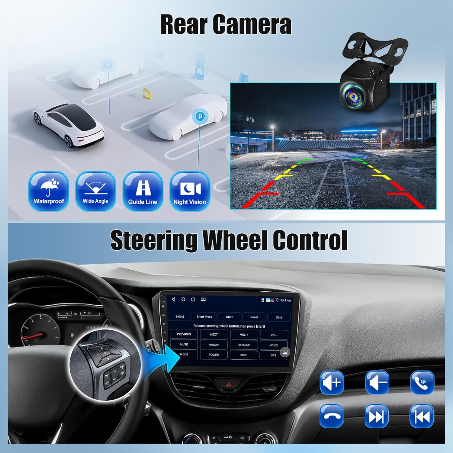 Oiliehu Autoradio Android 10,1" per Opel Karl/Fadil - immagine 6