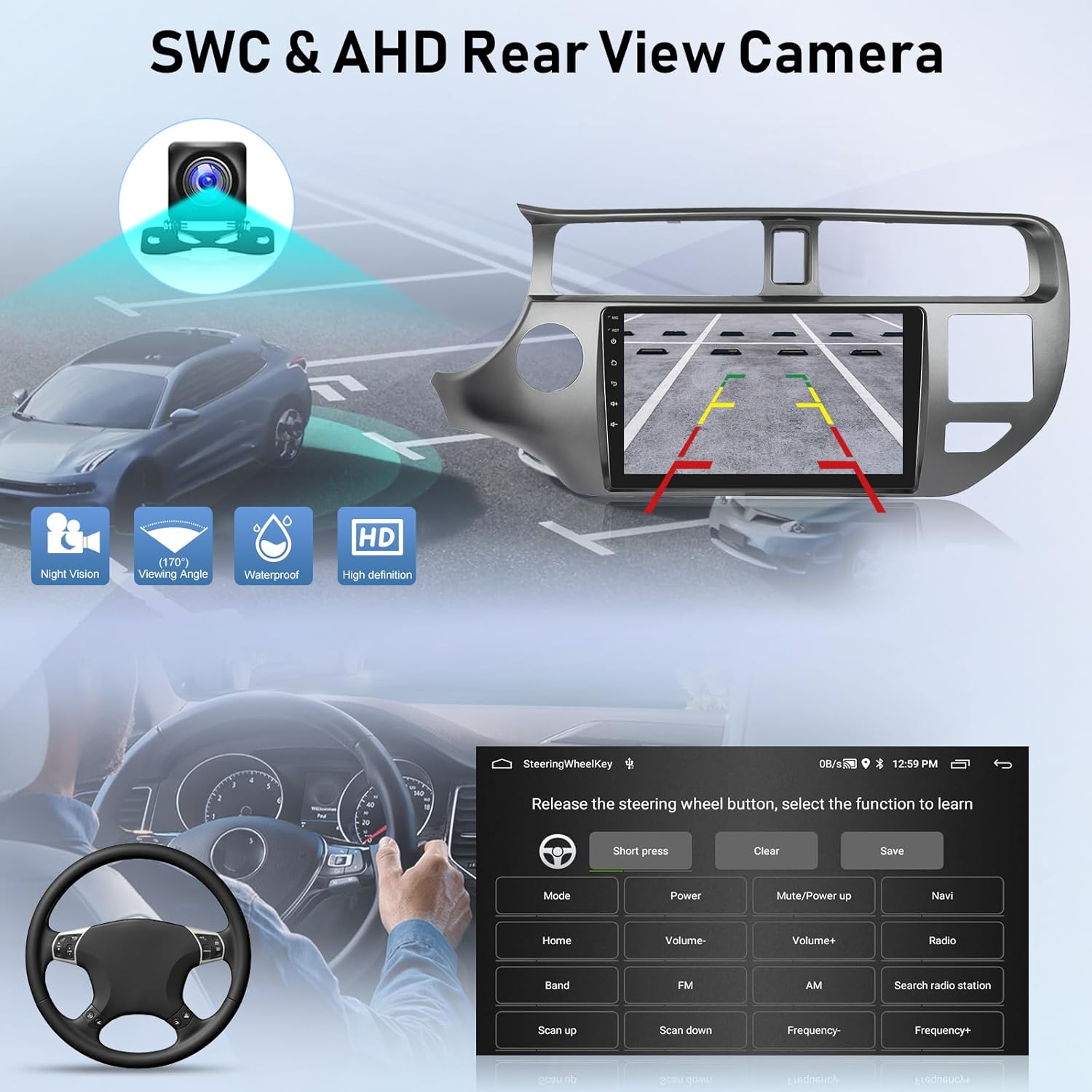 Nhopeew Autoradio Android 13 per KIA RIO 2012-2015 - immagine 6