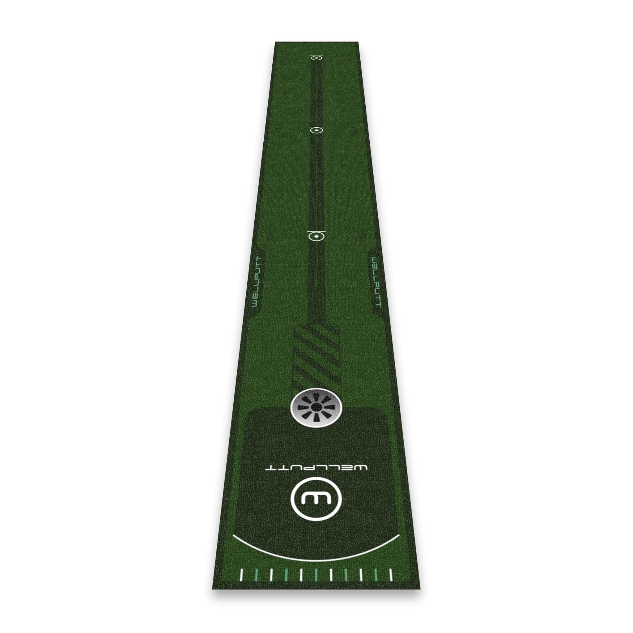 WELLPUTT - Tappetino da Putting Allenamento Golf - 240cm Essential