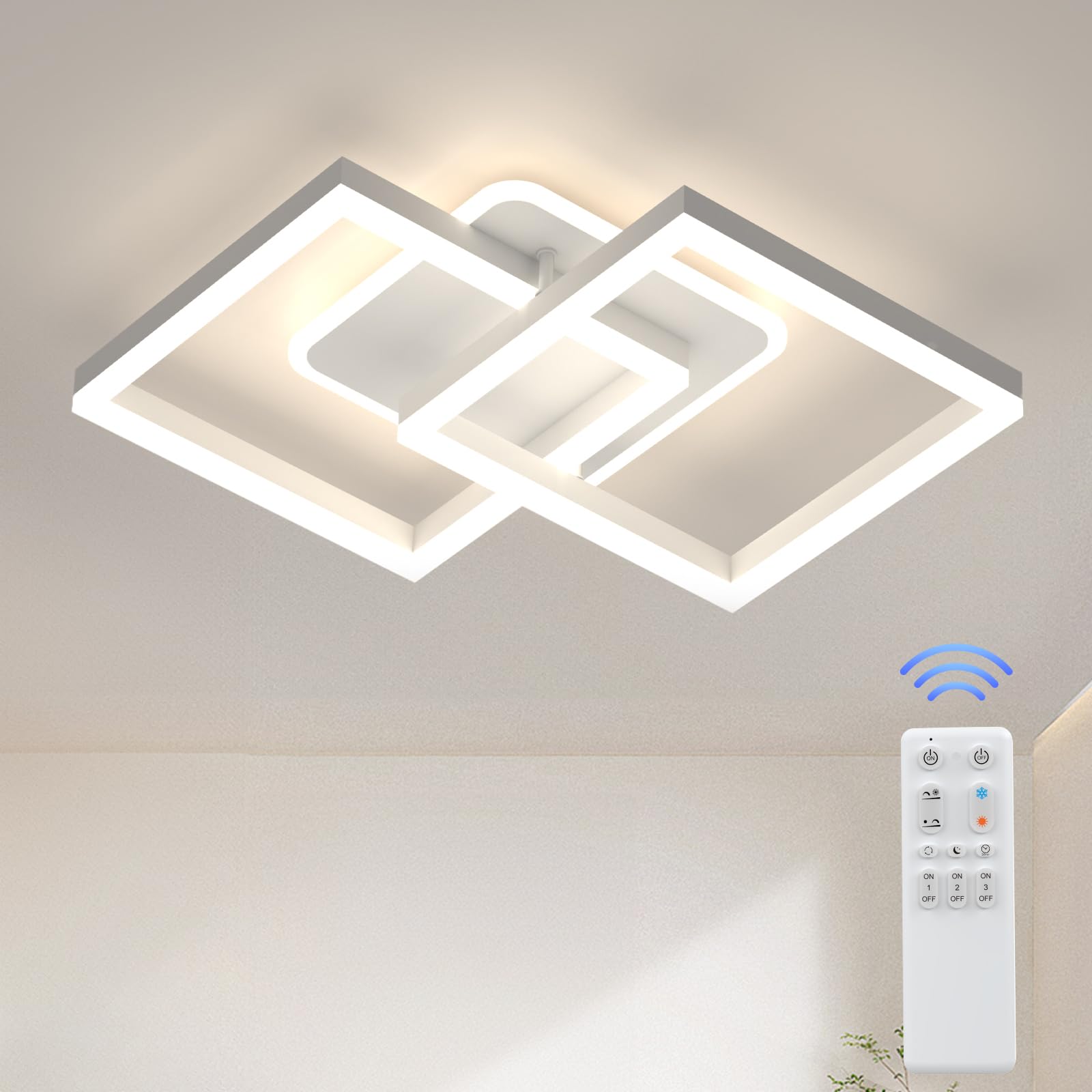 Antenlicht Plafoniera LED Soffitto Dimmerabile 40W 3600LM