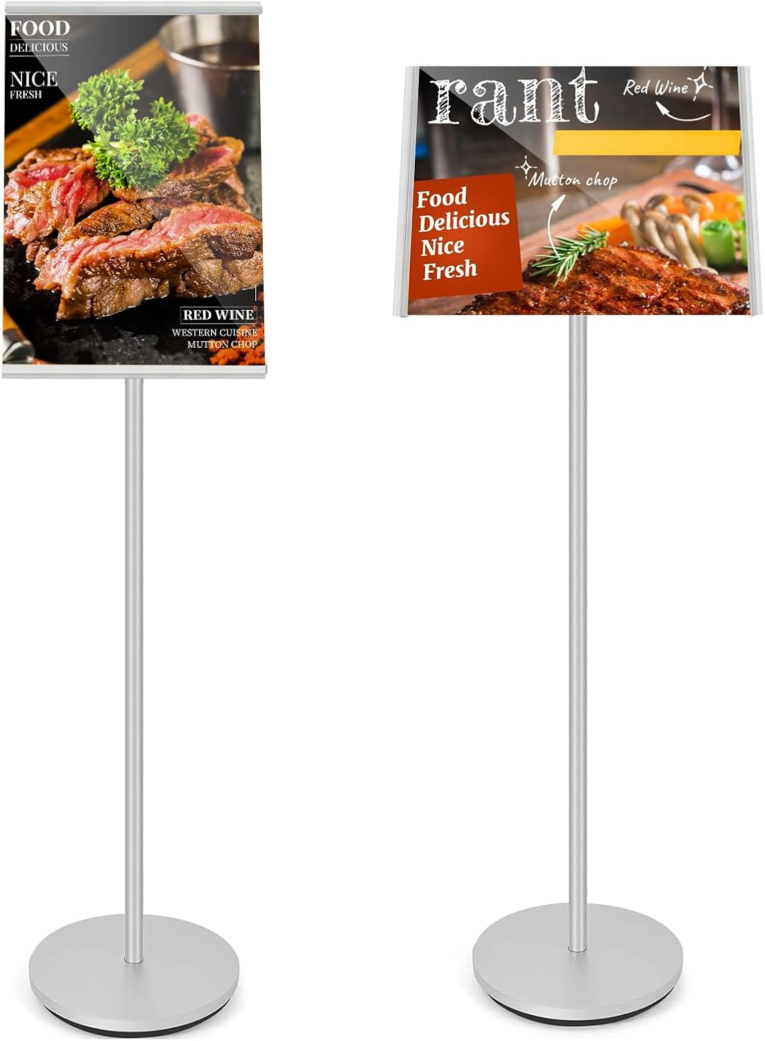 Espositore per Manifesti A3, Argento - immagine 1