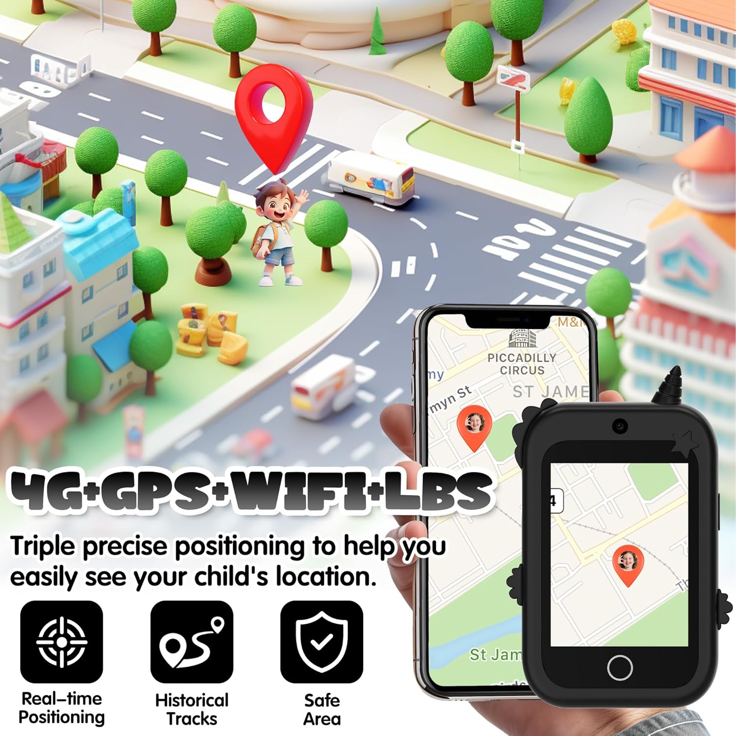 Smartphone 4G per Bambini IP68 Impermeabile - immagine 2