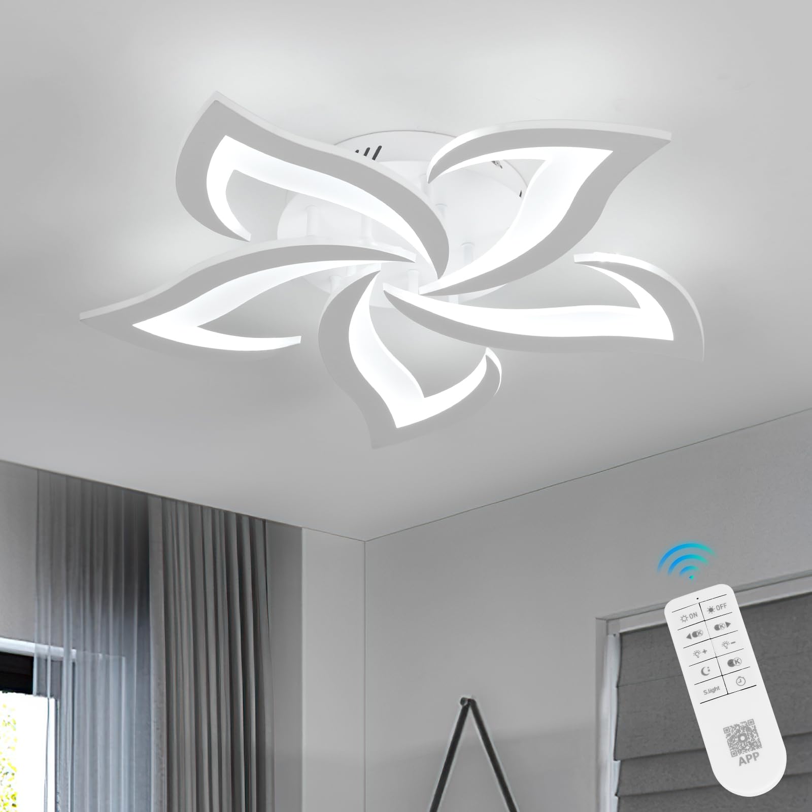Riserva Plafoniera LED Soffitto Moderna Dimmerabile 40W