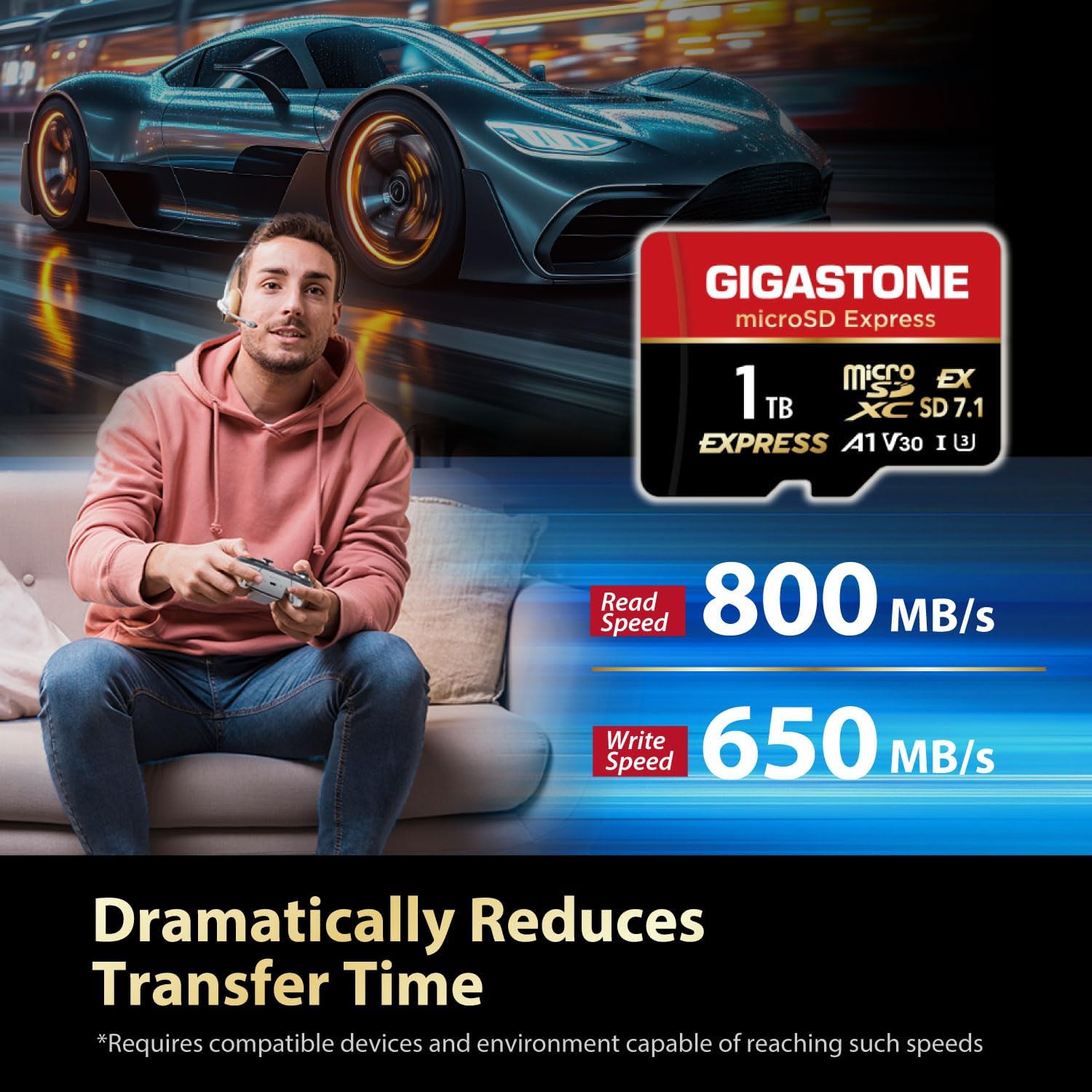 Gigastone microSDXC Express 1TB per Switch 2 - immagine 2