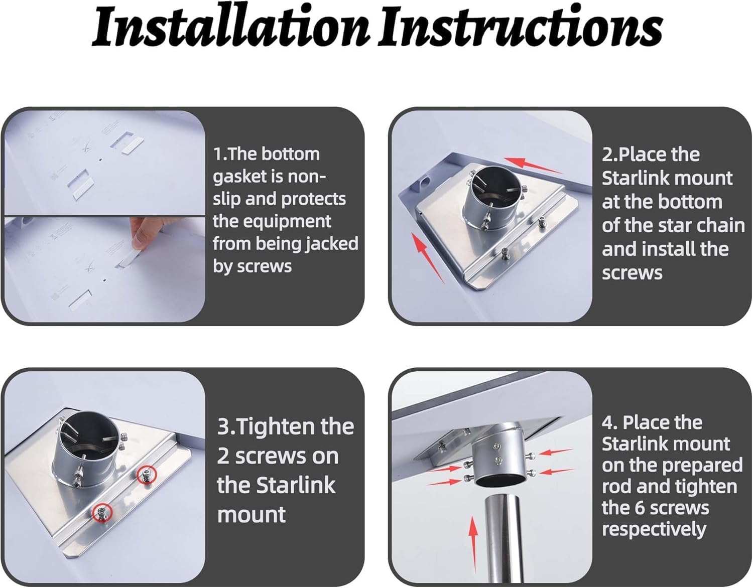 Kit Completo Supporto per Starlink Gen 3 - immagine 4