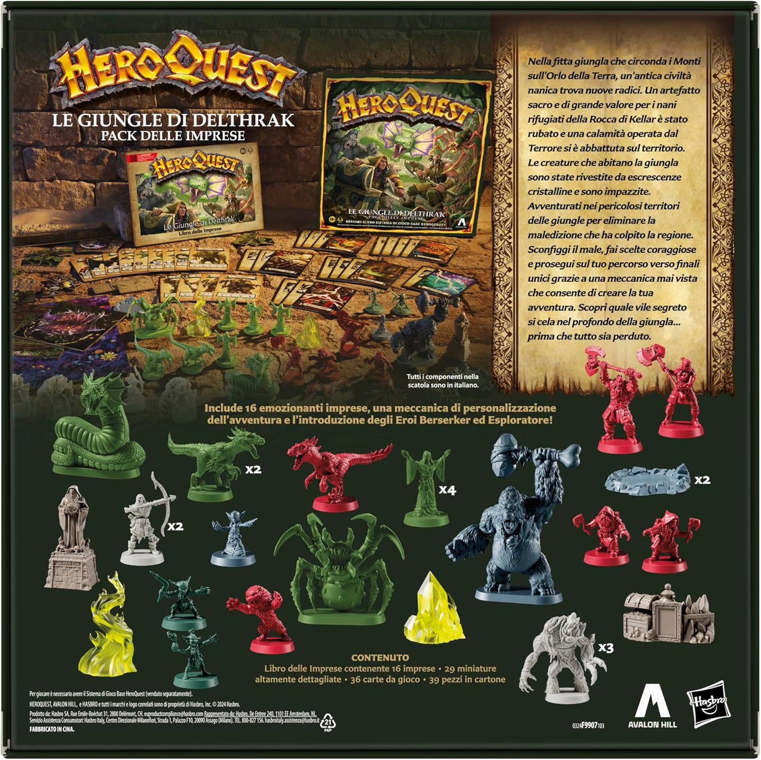HEROQUEST JUNGLES OF DELTHRAK - immagine 3