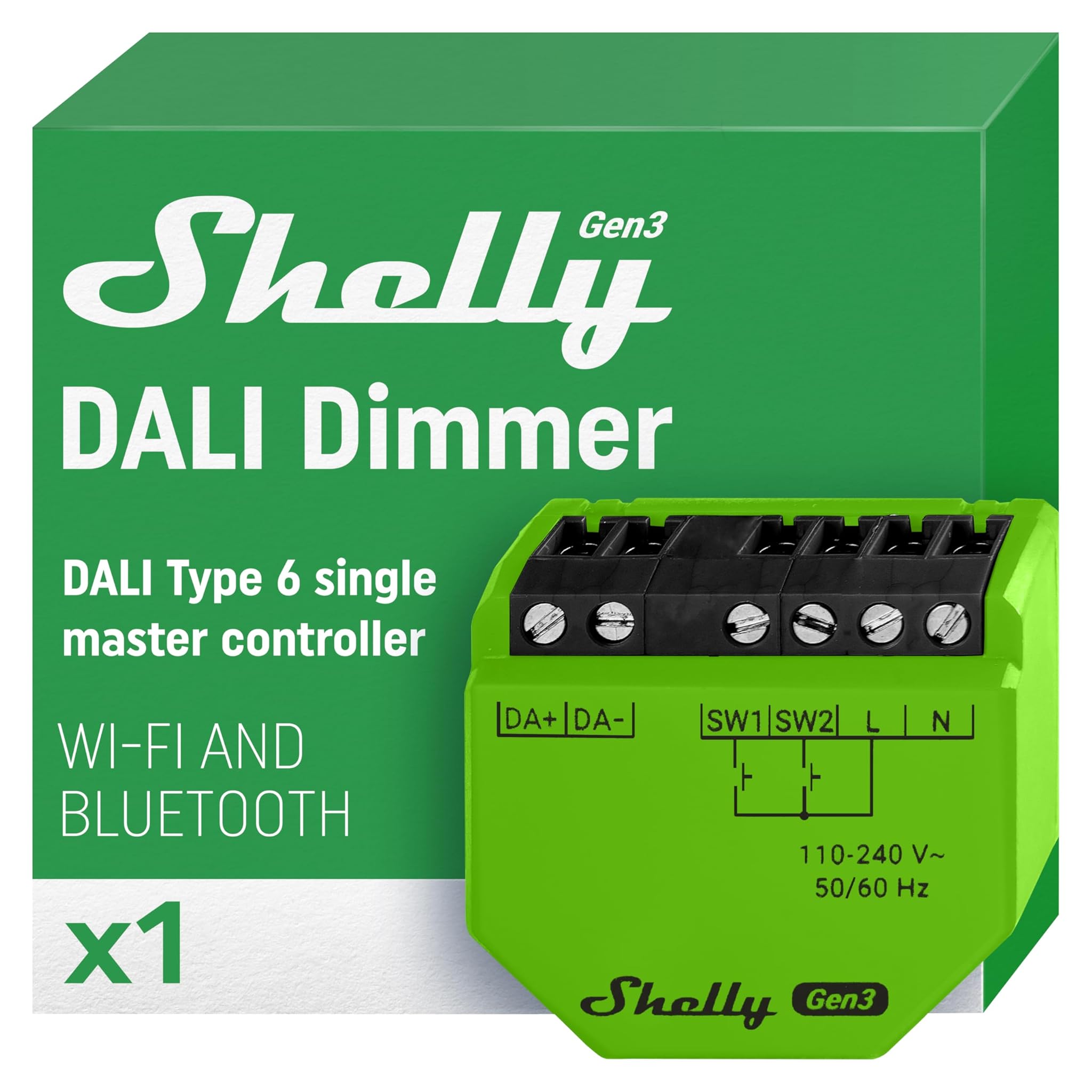 Shelly DALI Dimmer Gen3 - Controller LED Wi-Fi