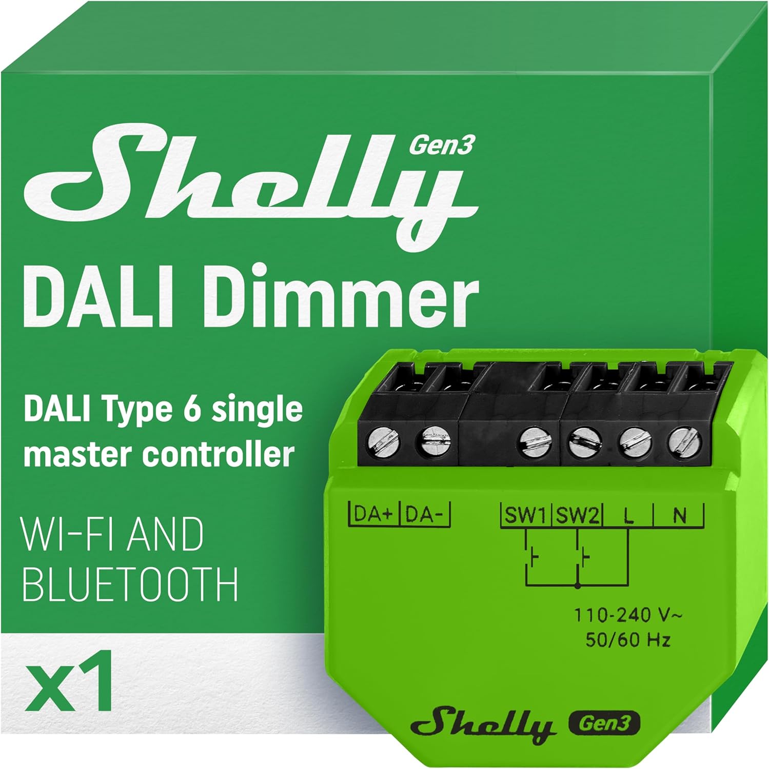 Shelly DALI Dimmer Gen3 - Controller LED Wi-Fi - immagine 1