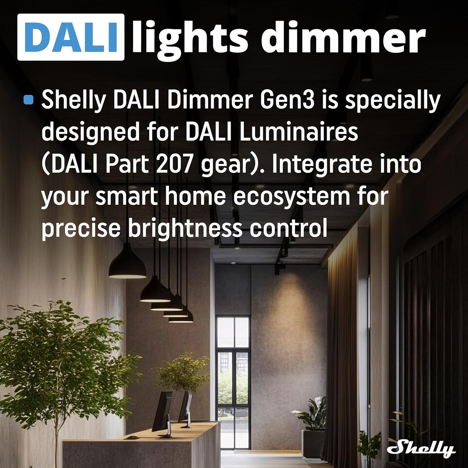 Shelly DALI Dimmer Gen3 - Controller LED Wi-Fi - immagine 4