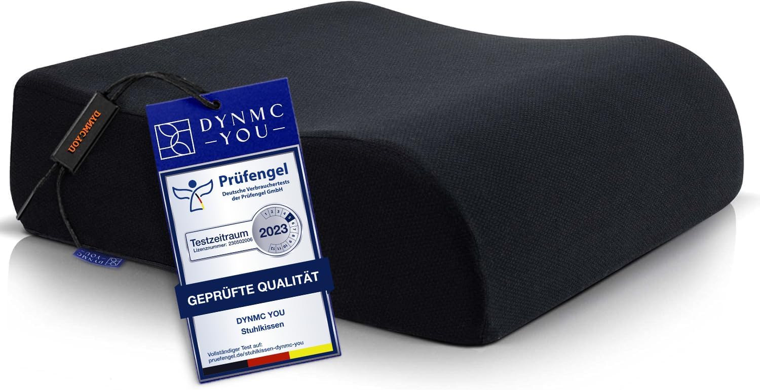 Dynmc You Cuscino Rialzo Sedia Adulti 13 cm, Grigio