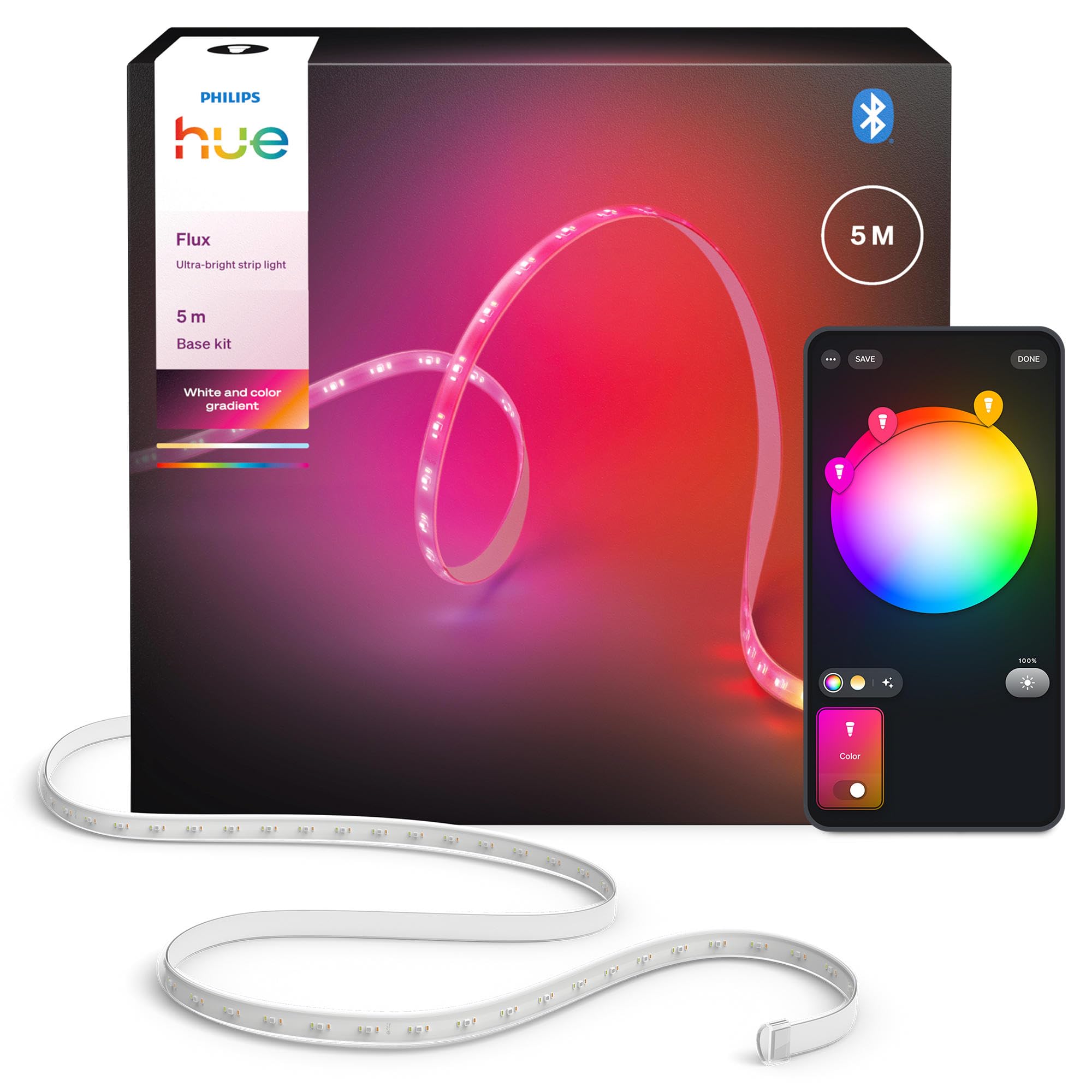 Philips Hue OmniGlow Striscia MicroLED 5m, 4.500 lm