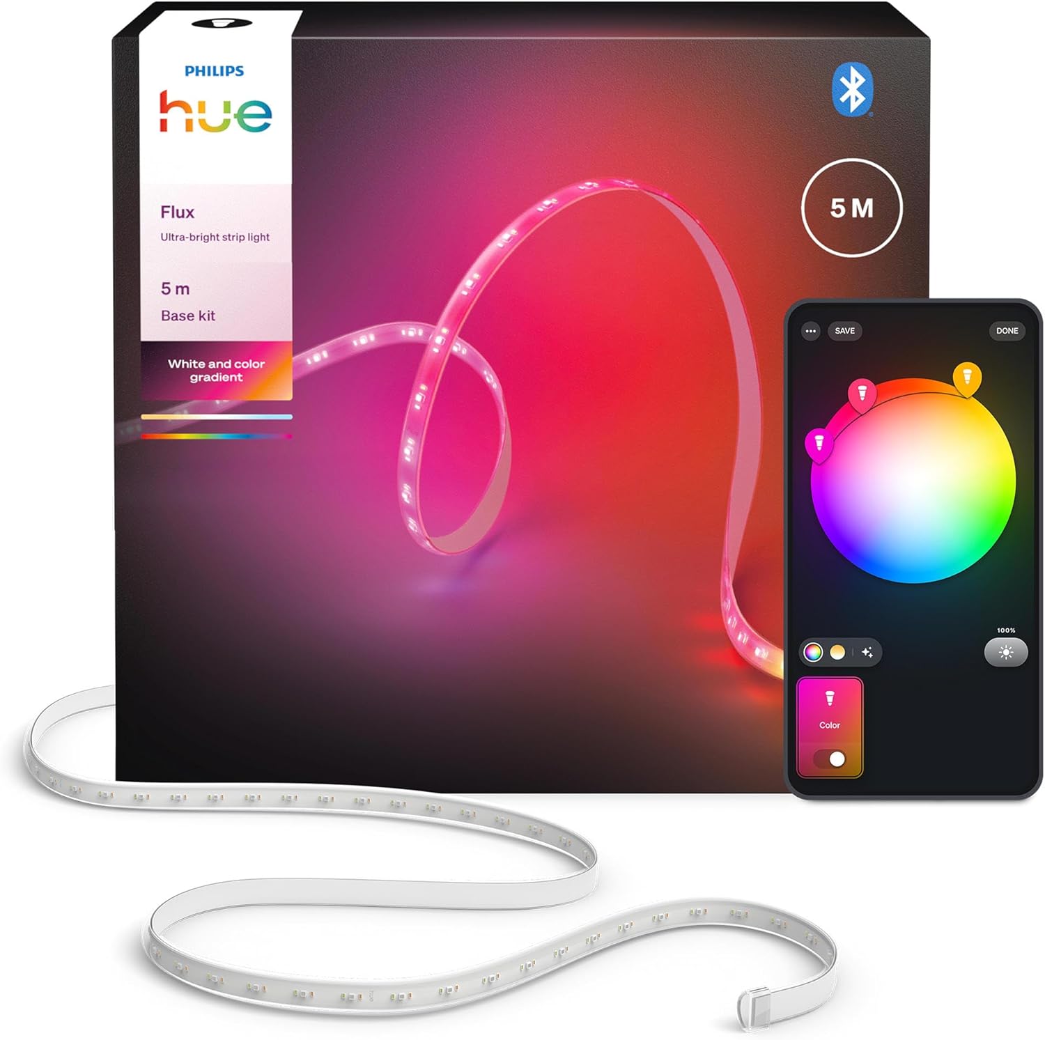 Philips Hue OmniGlow Striscia MicroLED 5m, 4.500 lm - immagine 1