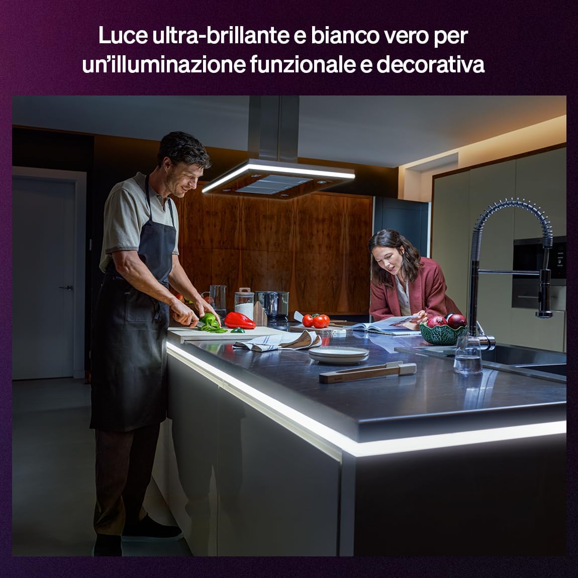 Philips Hue OmniGlow Striscia MicroLED 5m, 4.500 lm - immagine 3