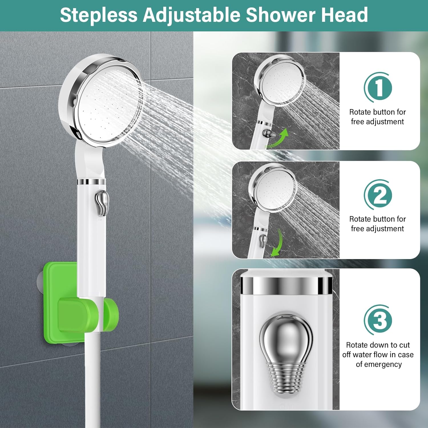 Doccia da Campeggio Portatile con Display - immagine 4