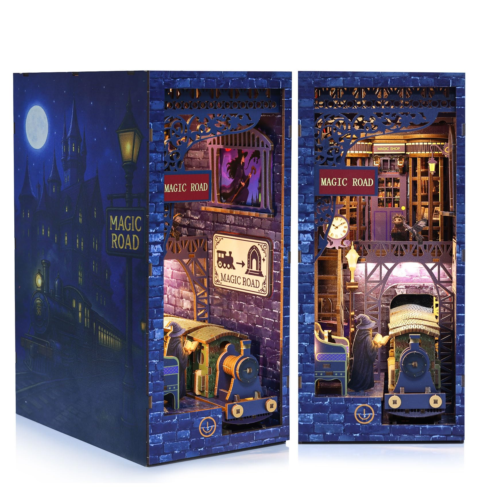 Kit 3D Fai da Te per Angolo del Libro con LED