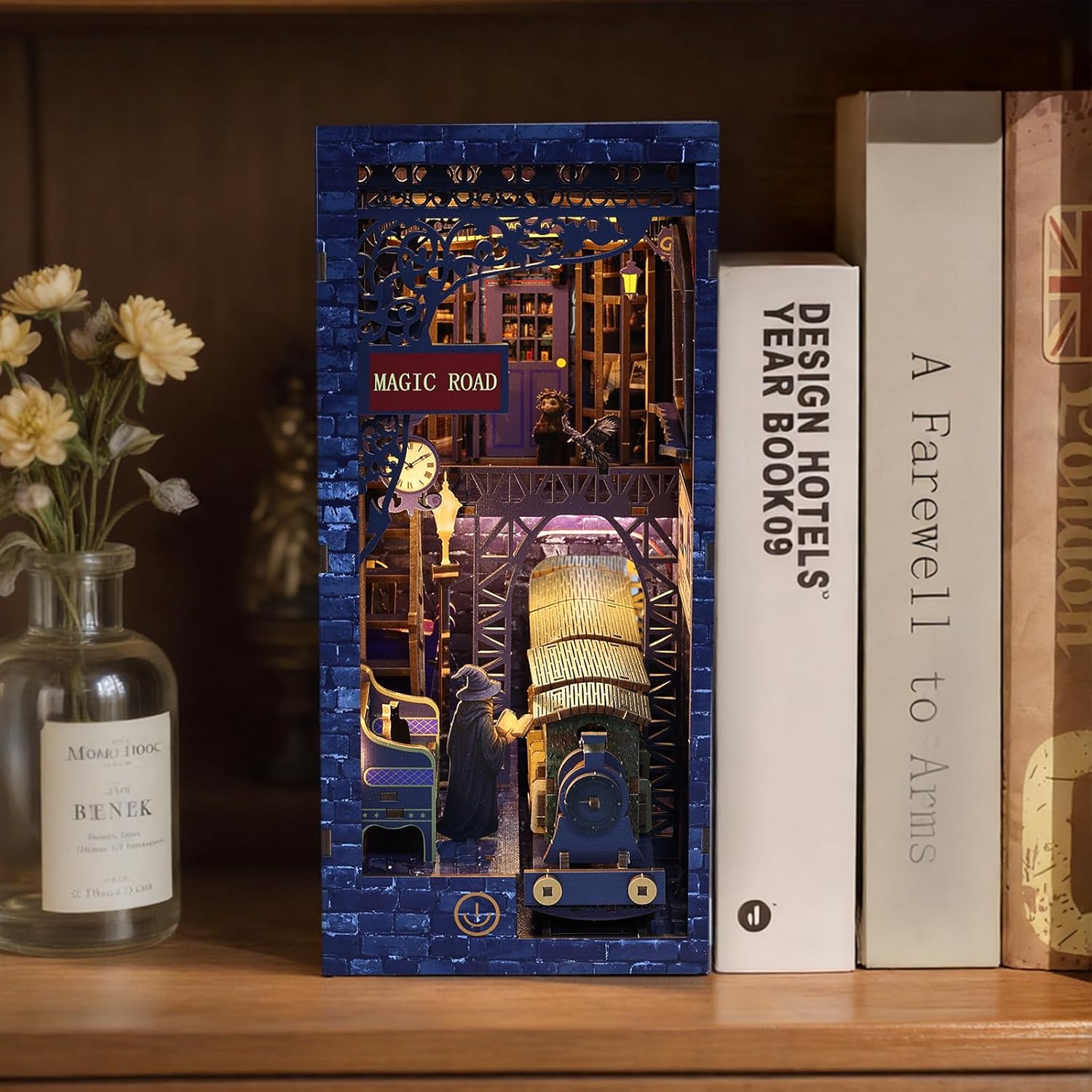 Kit 3D Fai da Te per Angolo del Libro con LED - immagine 4