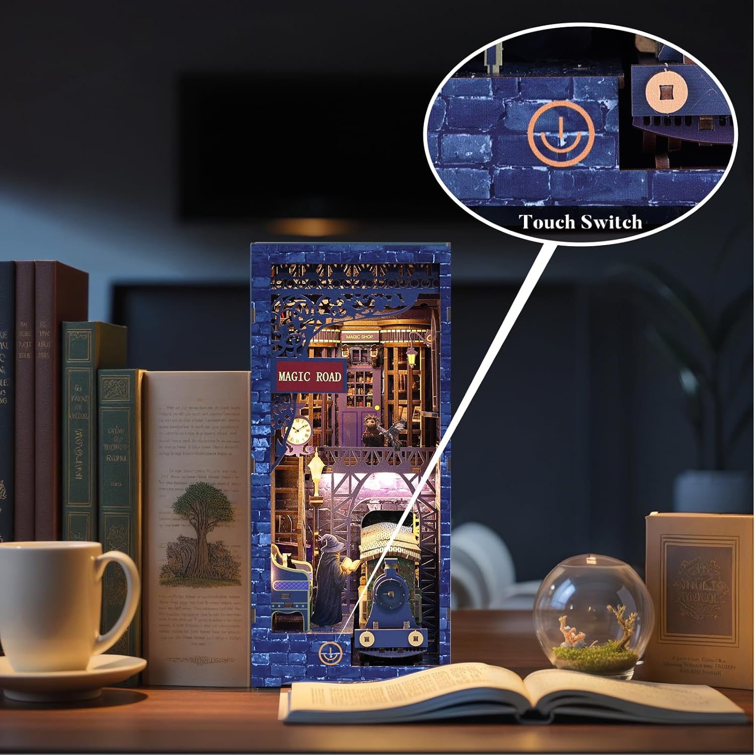 Kit 3D Fai da Te per Angolo del Libro con LED - immagine 5