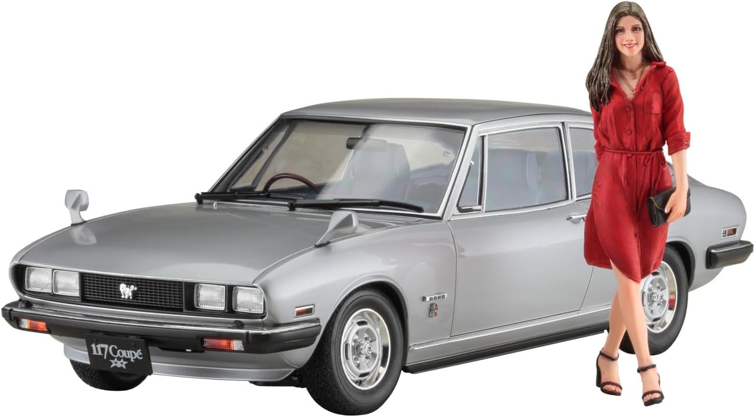 ハセガワ- Hasegawa 652404 1/24 Isuzu 117 Coupe, con Statuetta, SP604 - immagine 1