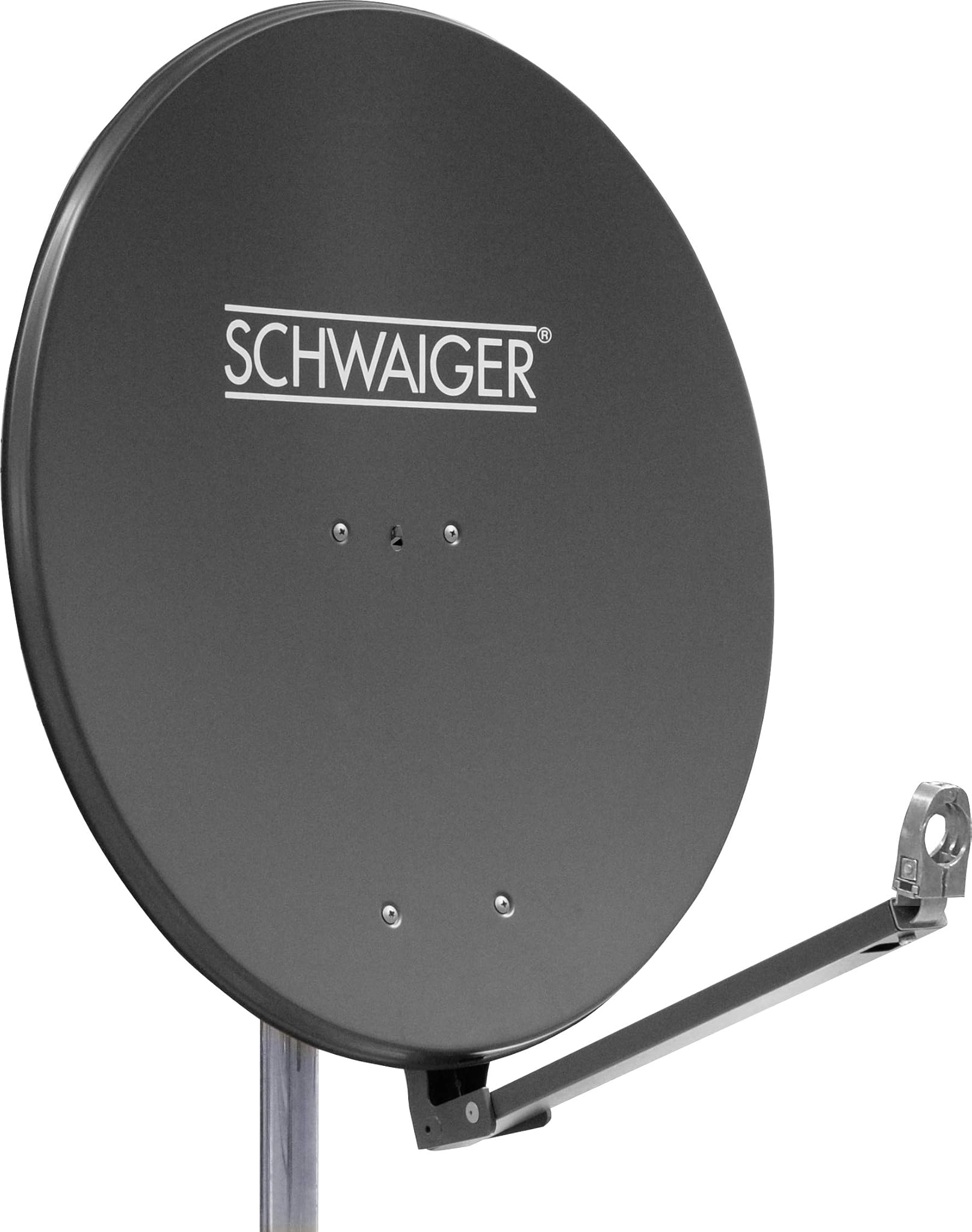 Schwaiger 258 - Antenna Satellitare 88cm, Grigio Antracite