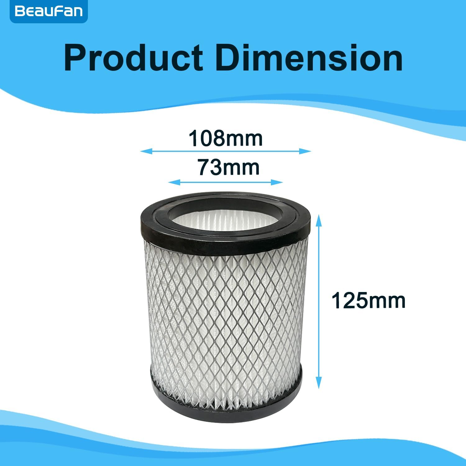 2 Filtri HEPA Compatibili DPE, OLIMPIC, PowerPlus, K-408 - immagine 3