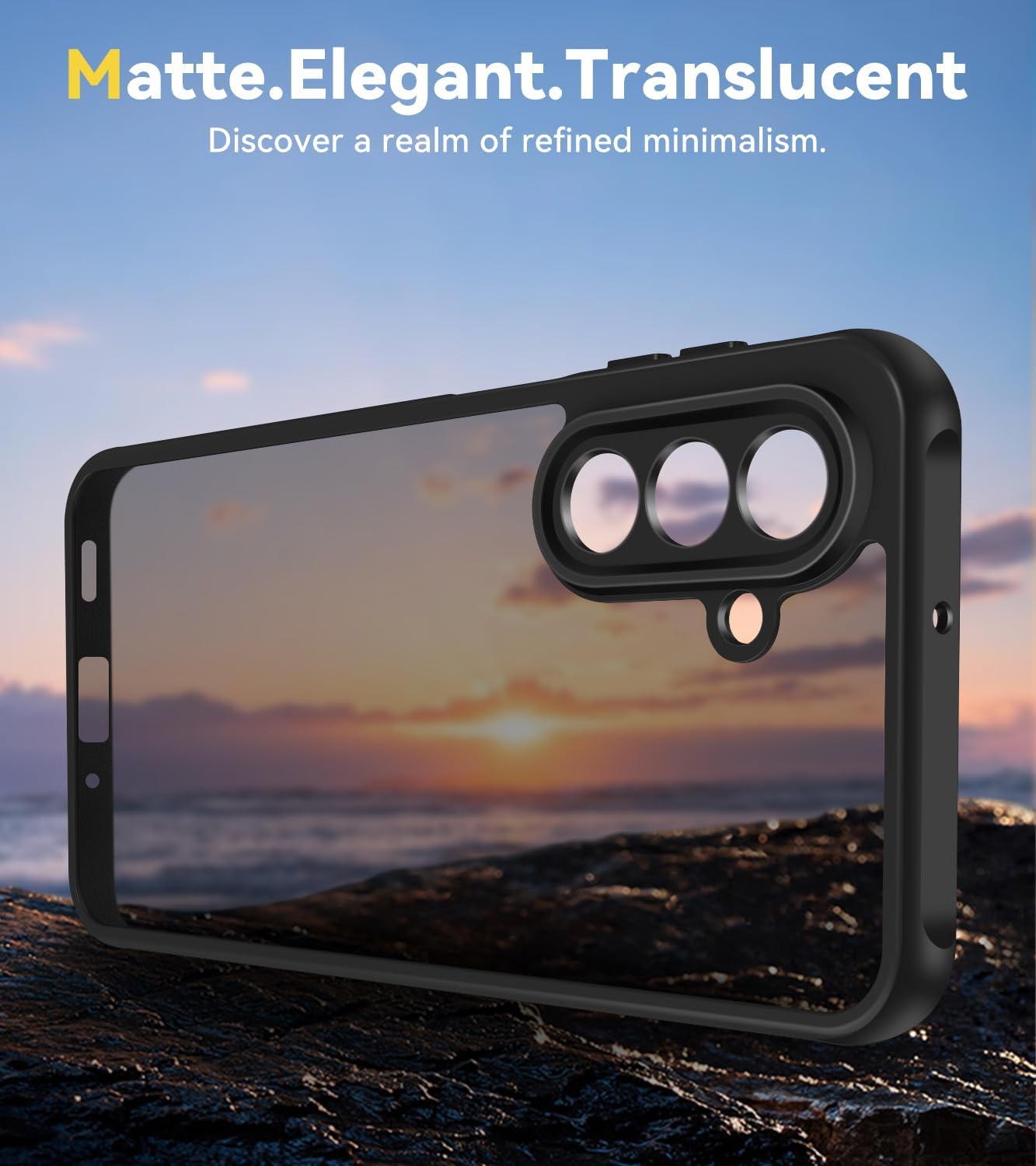 Ivoler Cover Opaca Samsung Galaxy A17 4G/5G con 2 Vetri - immagine 6