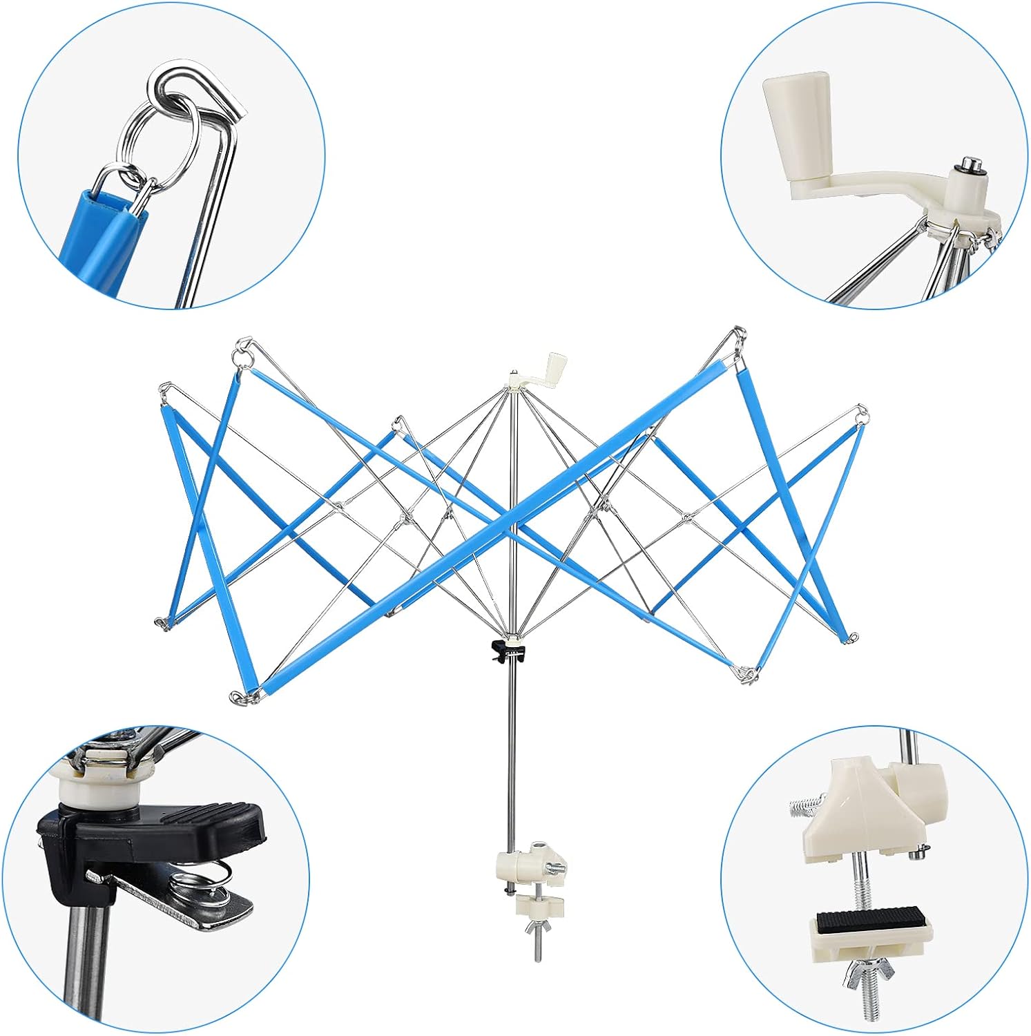 Lamxd Avvolgitore Manuale per Gomitoli e Filo Swift - immagine 5