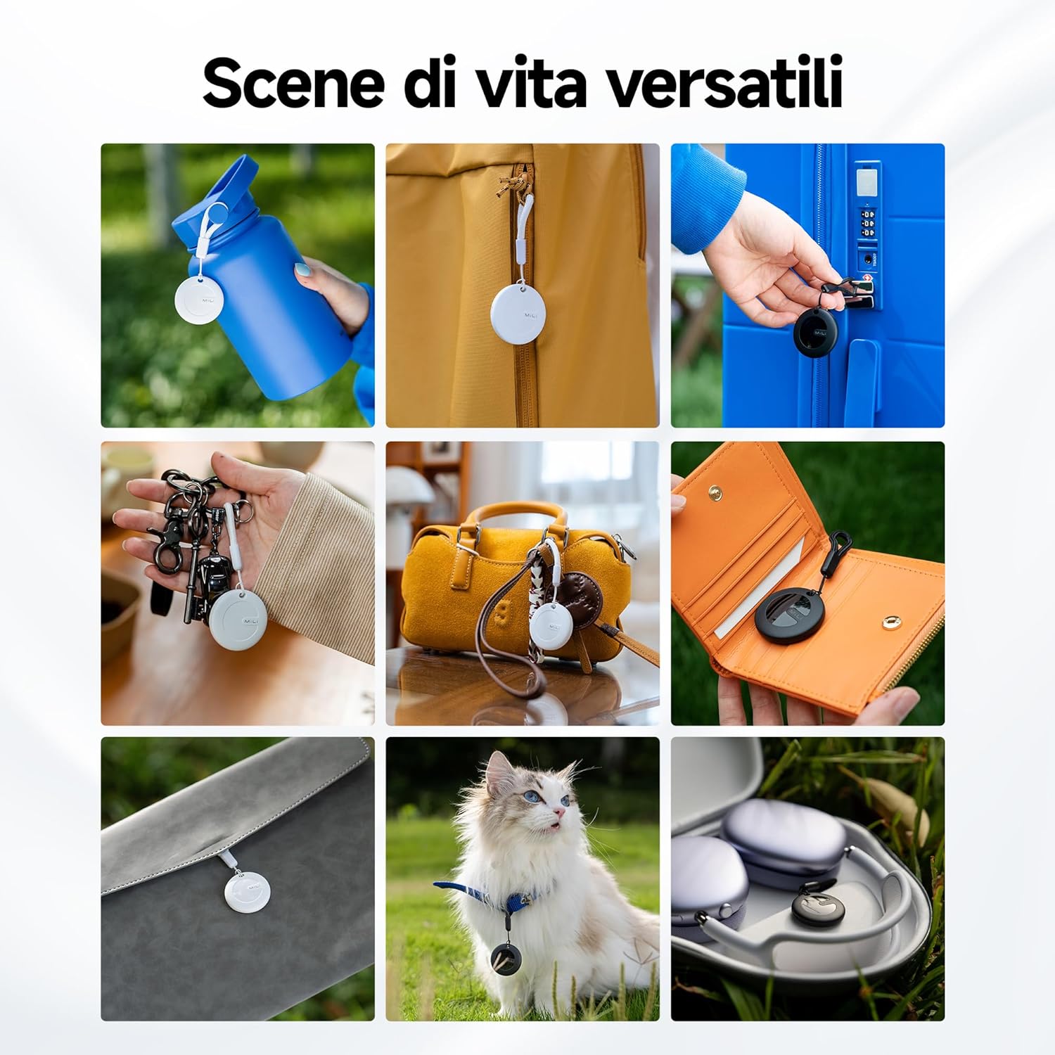 Mili MiTag Duo Smart Tracker Tag - Localizzatore Bluetooth - immagine 5