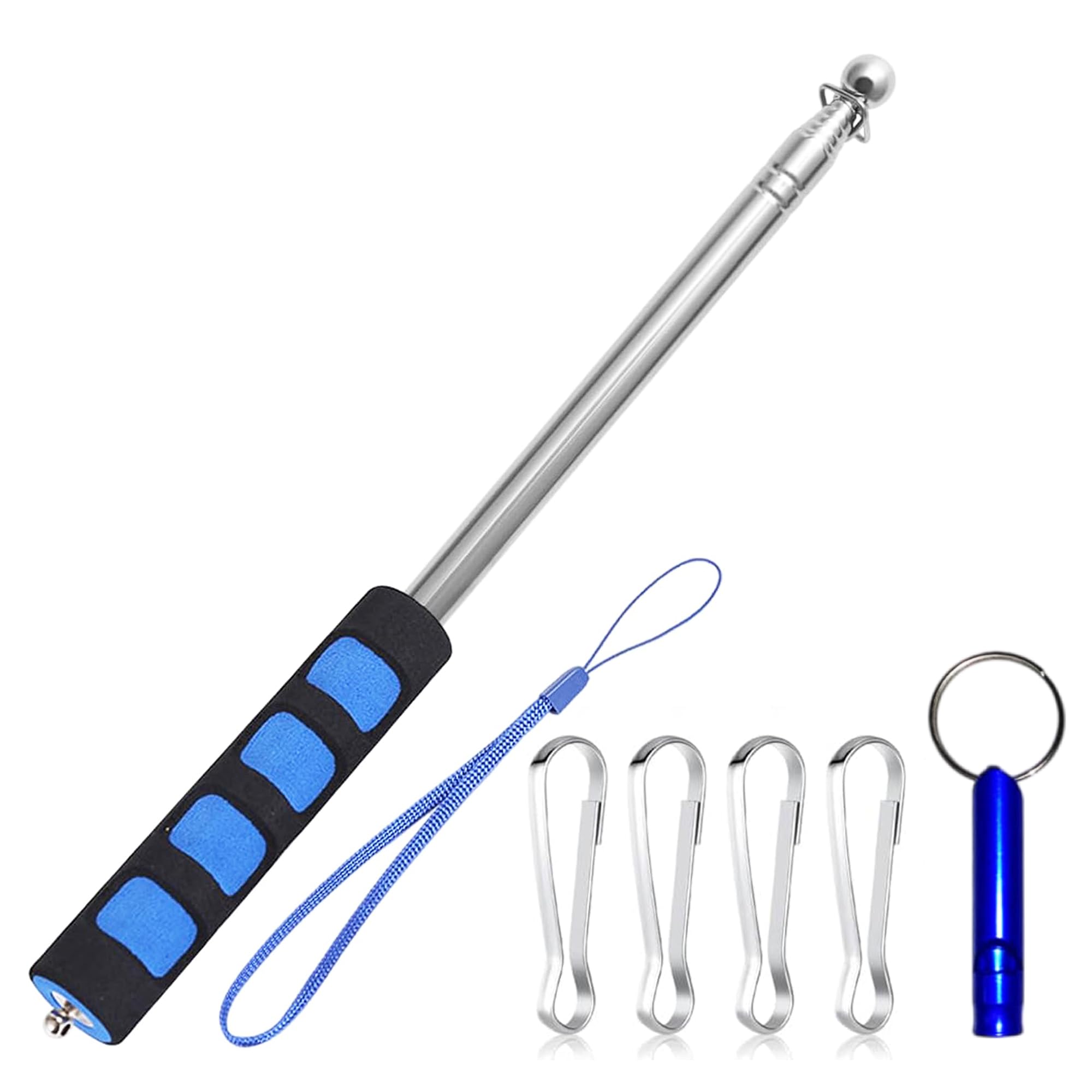 Dantolo Palo Telescopico per Bandiera, Blu