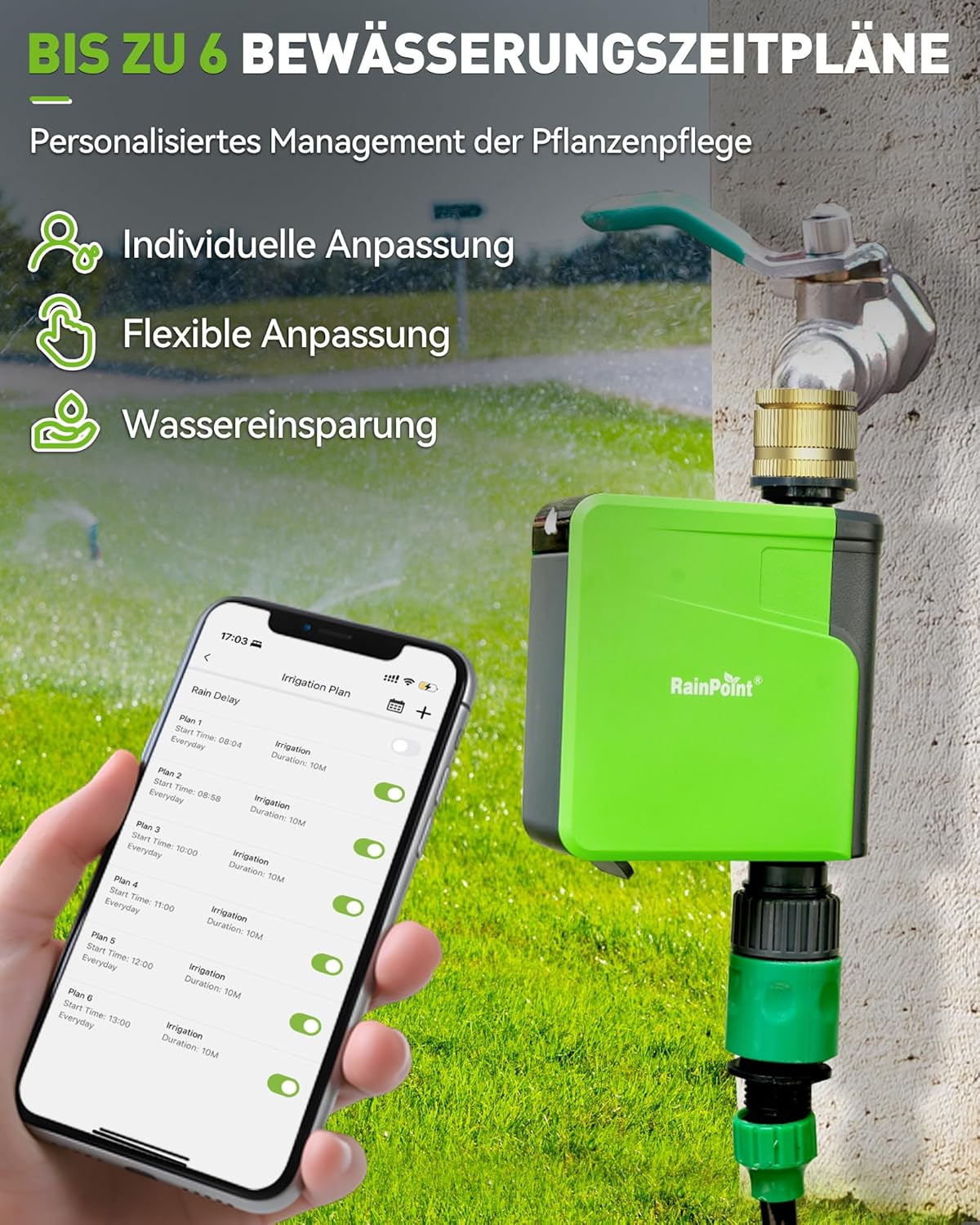 Rainpoint Computer Irrigazione WLAN 2,4 GHz - immagine 4