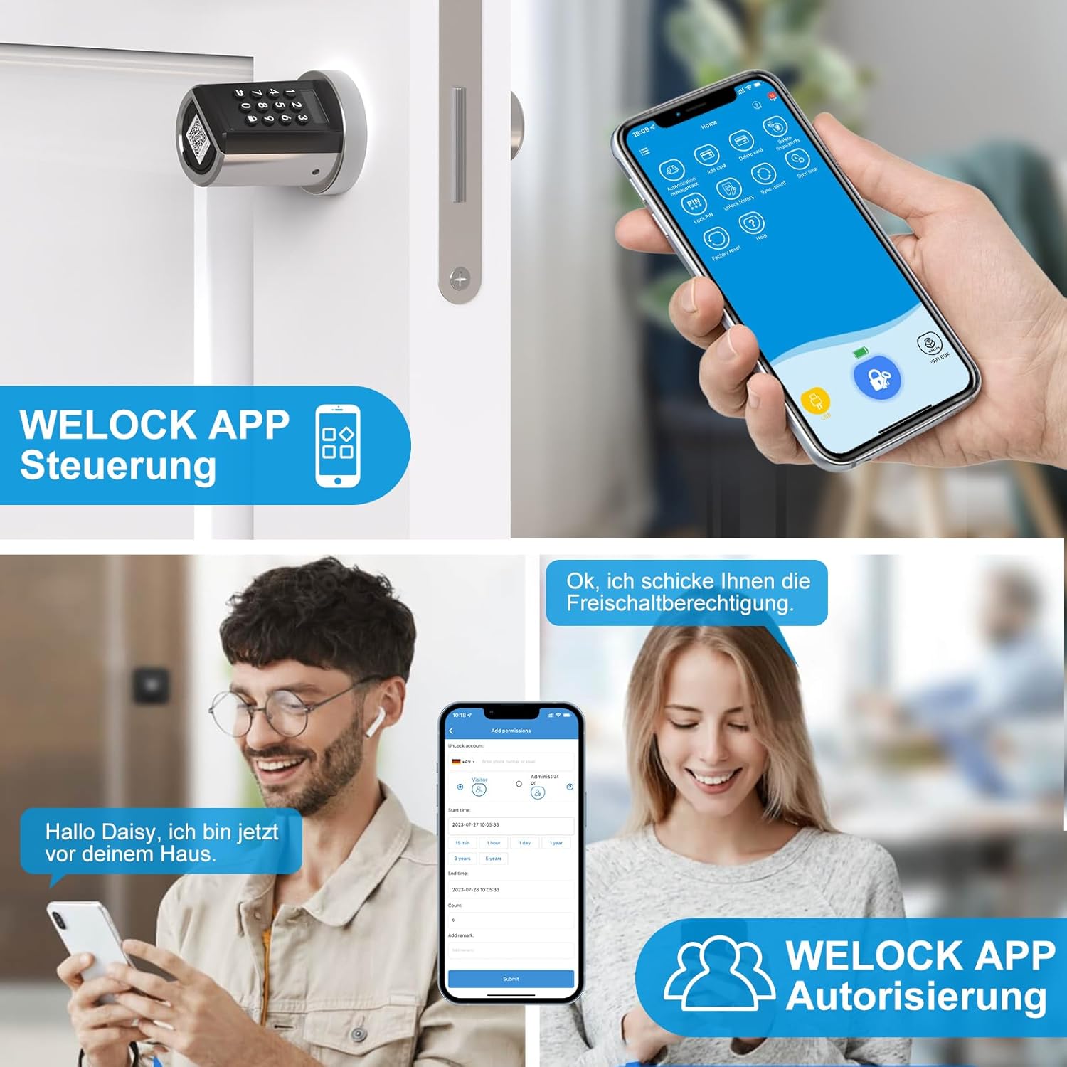 Ruilon PCB51 - Serratura Elettronica Smart IP65 - immagine 4