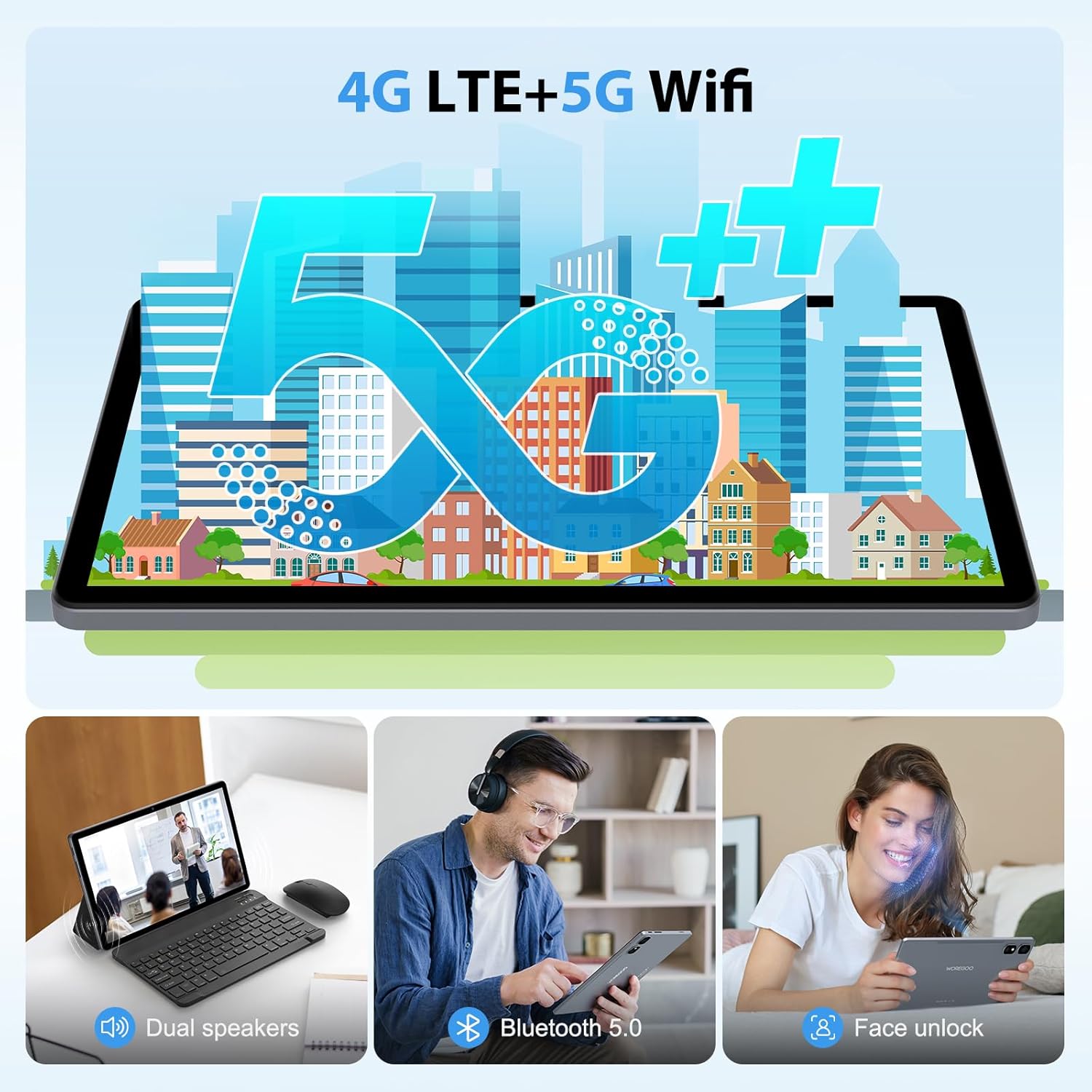 Tablet Android 15 da 11 Pollici con Tastiera+Mouse - immagine 5