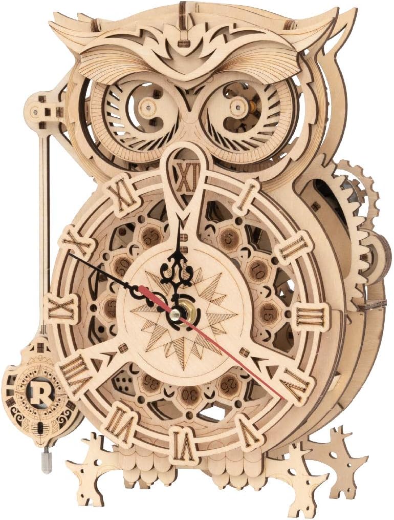 Rokr Owl Clock Puzzle 3D - Modellini da Costruire - immagine 1