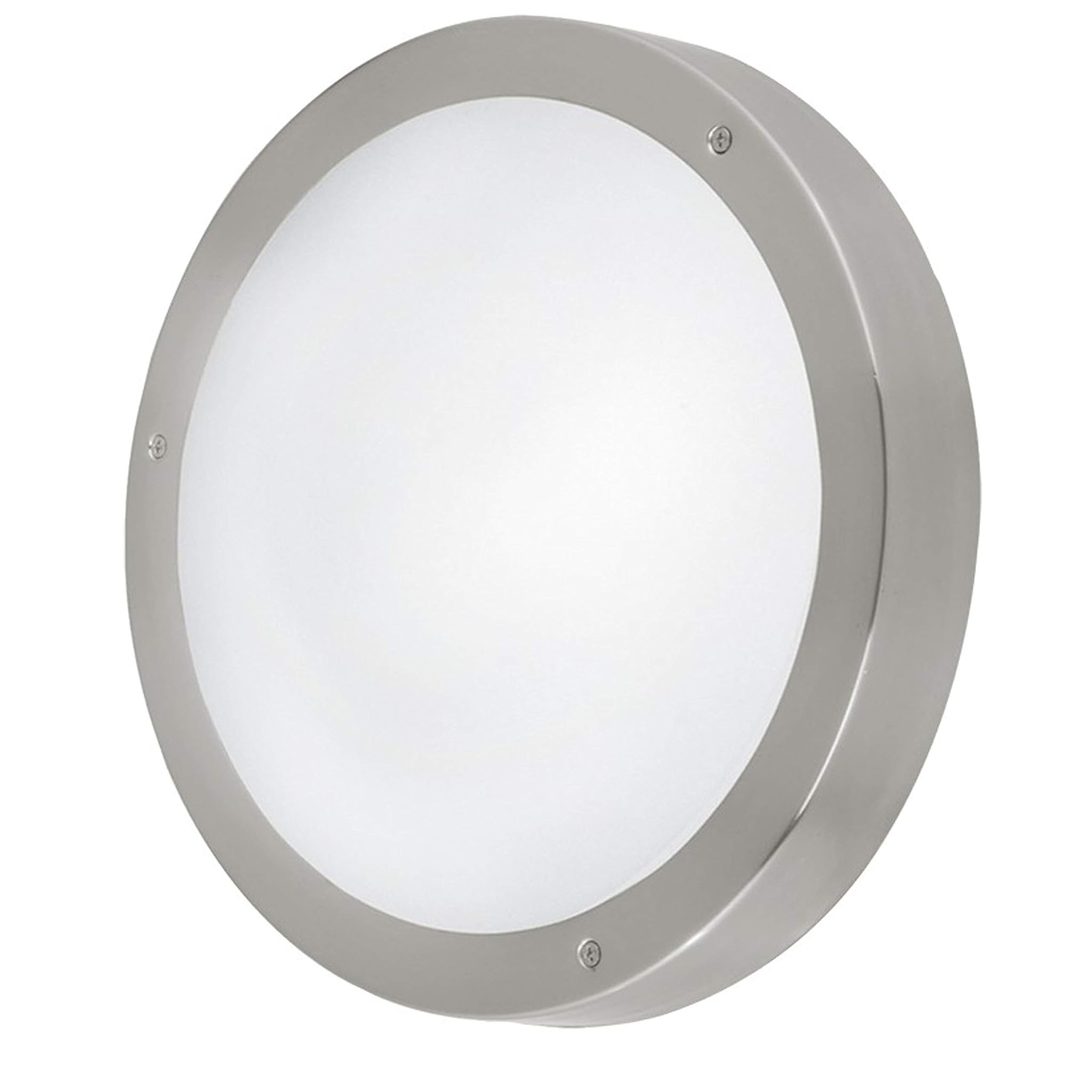 Eglo LED Soffitto Esterno Vento 1, Argento/Bianco