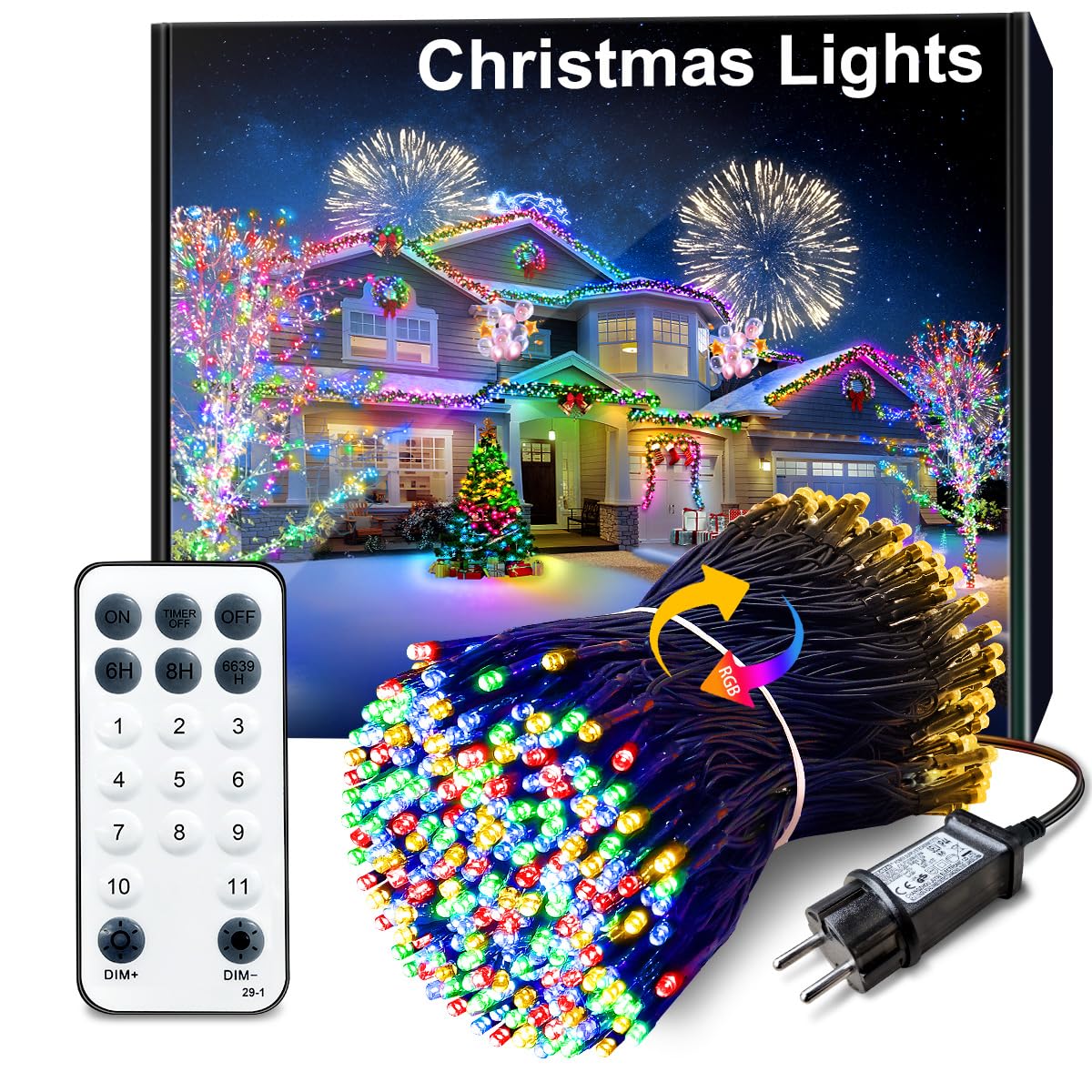 Catene Luminose per Esterni 105M 1000 LED